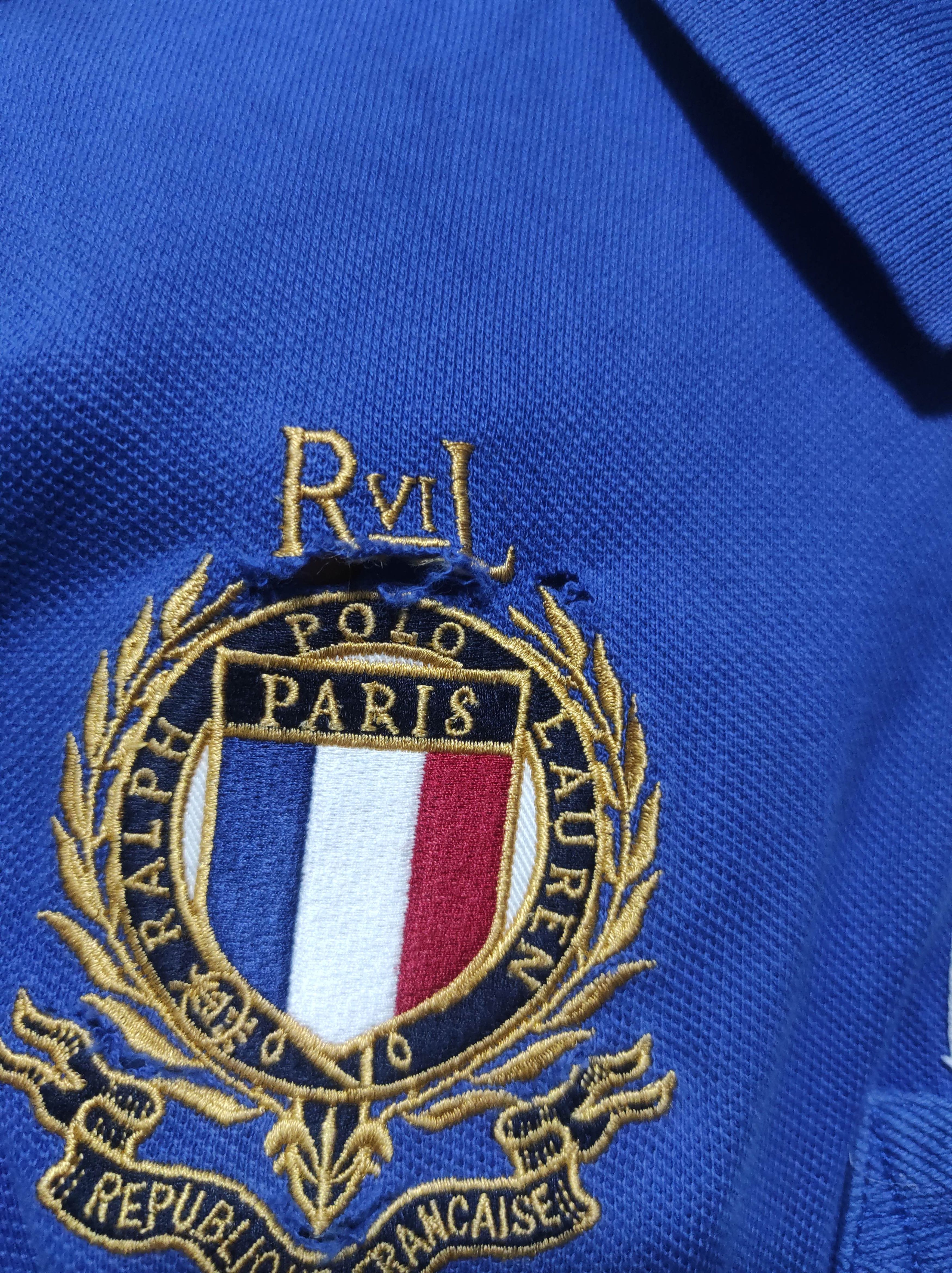 Polo Ralph Lauren Polo Ralph Lauren Paris Polo Shirt Size US L / EU 52-54 / 3 - 8 Thumbnail