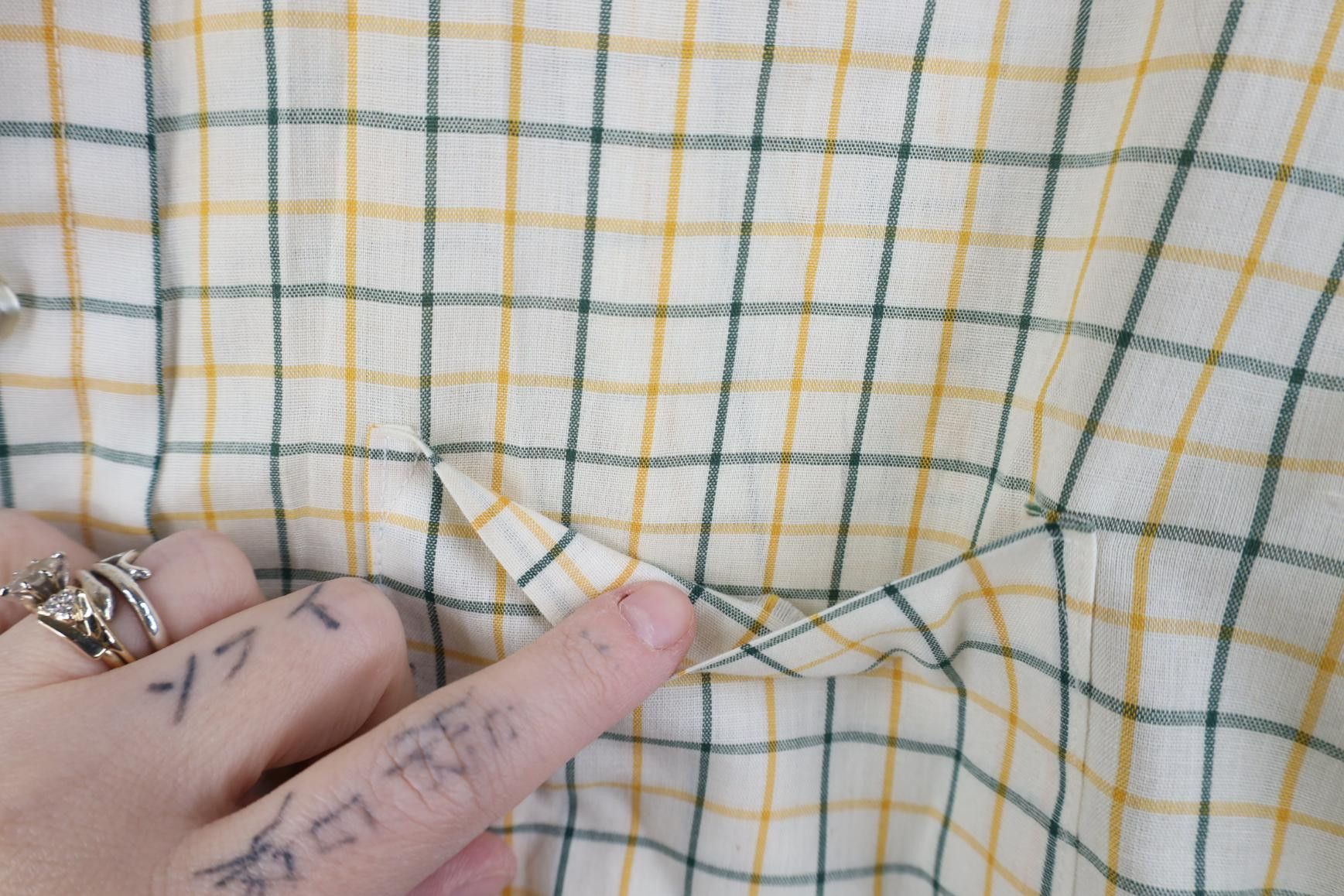 Vintage Vintage 60s 70s Streetwear Collar Button Shirt Plaid USA Size US M / EU 48-50 / 2 - 5 Thumbnail