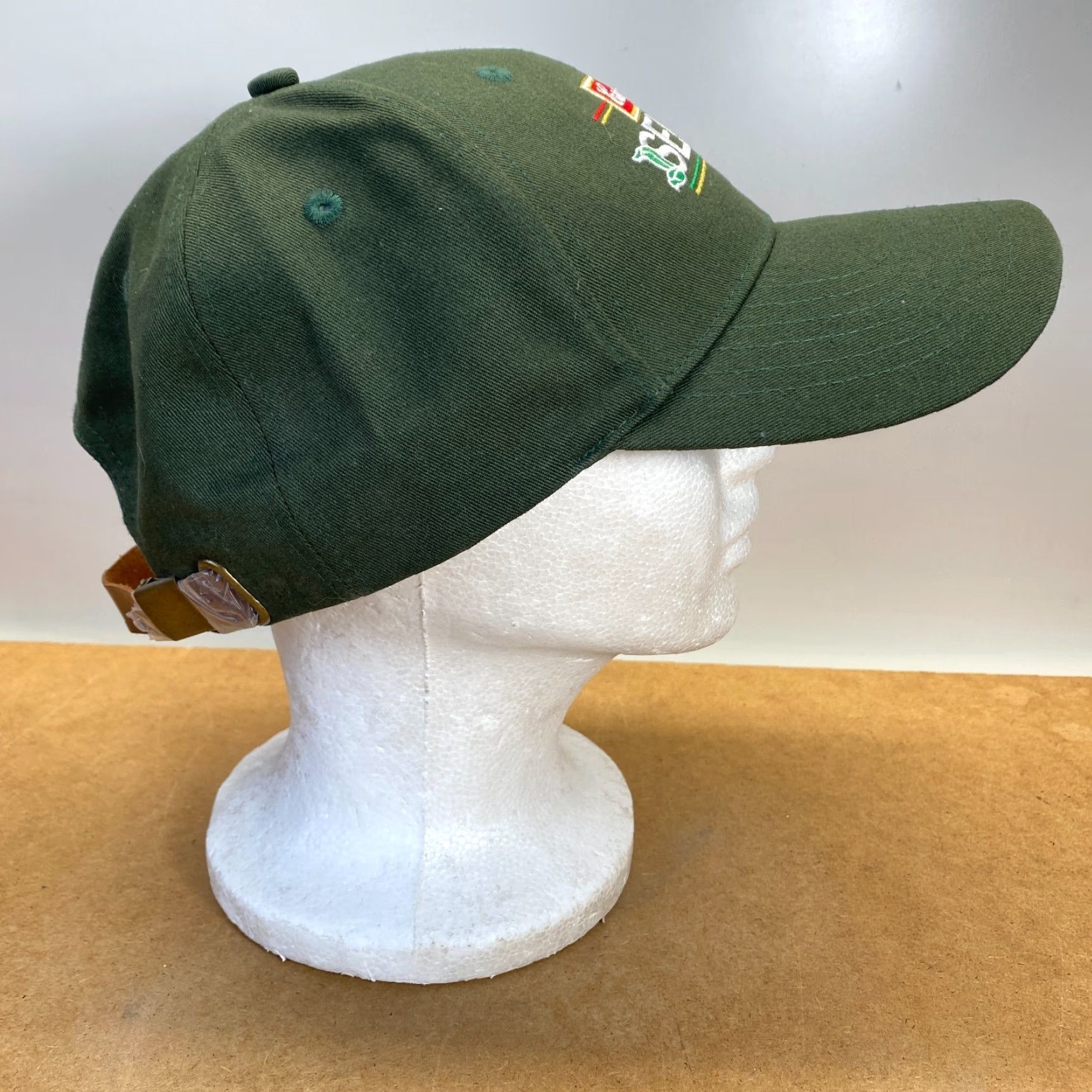 Vintage VINTAGE Campbell’s Seeds Brand Leather Strapback Dad Hat Green Legend FAST Size ONE SIZE - 3 Thumbnail