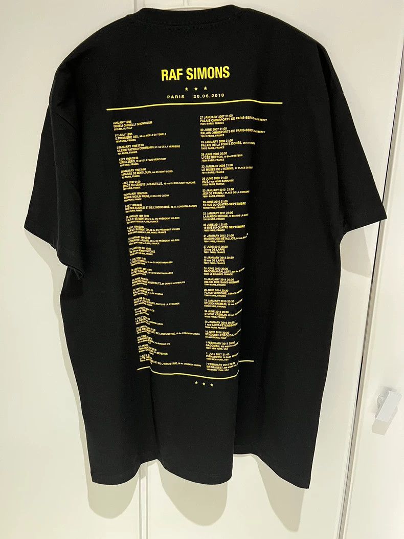 Raf Simons Raf Simons Black Letter Print 19SS short sleeves 2504-Nexta Size US M / EU 48-50 / 2 - 2 Thumbnail