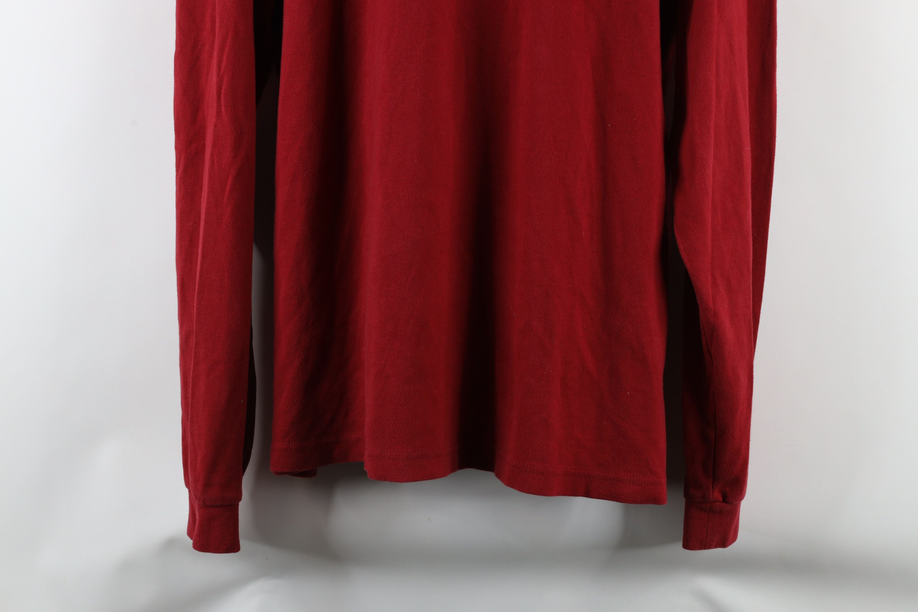 Eddie Bauer × Vintage Vintage 90s Eddie Bauer Long Sleeve Turtleneck T-Shirt Red Size US XL / EU 56 / 4 - 3 Thumbnail