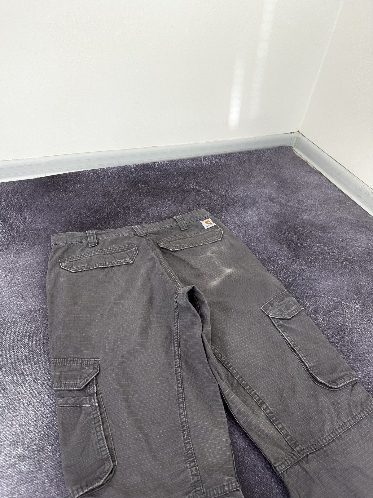 Carhartt Vintage Carhartt Cargo Hype USA Baggy Faded Opium Work Pants Size US 34 / EU 50 - 6 Thumbnail