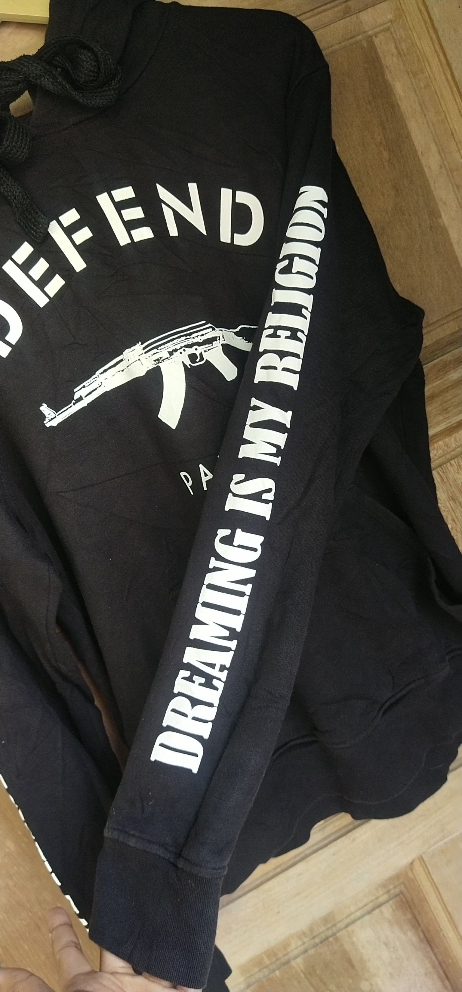 DEFEND PARIS Final Drop Vintage Defend Paris Hoodies Size US L / EU 52-54 / 3 - 11 Thumbnail