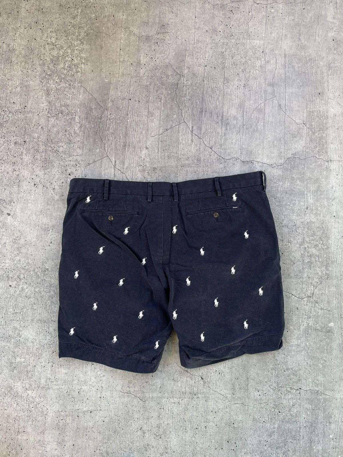Polo Ralph Lauren × Vintage Polo Ralph Lauren monogram shorts Size US 40 / EU 56 - 2 Thumbnail