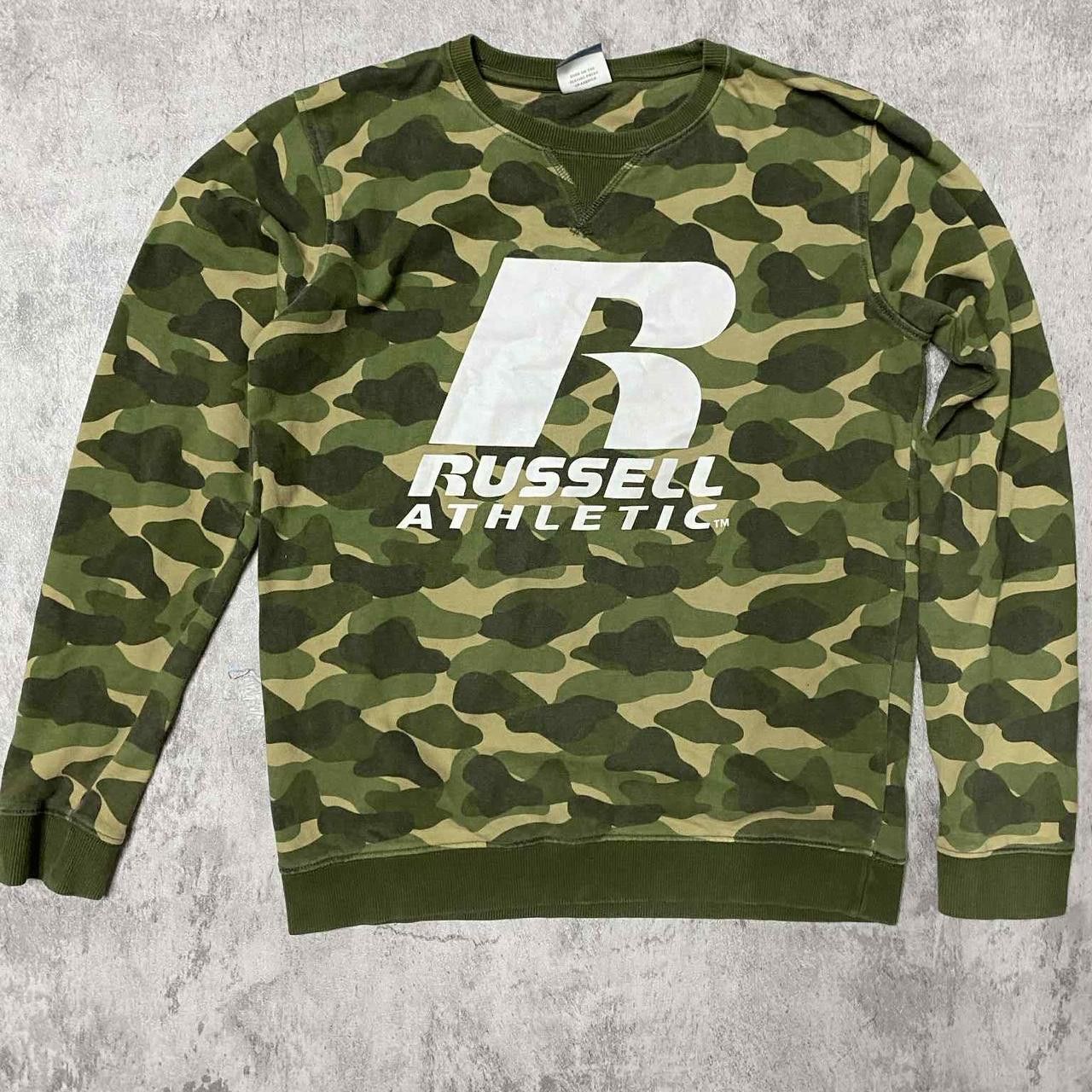 Russell Athletic Russell Athletic green camo crewneck sweatshirt Size US M / EU 48-50 / 2 - 1 Thumbnail