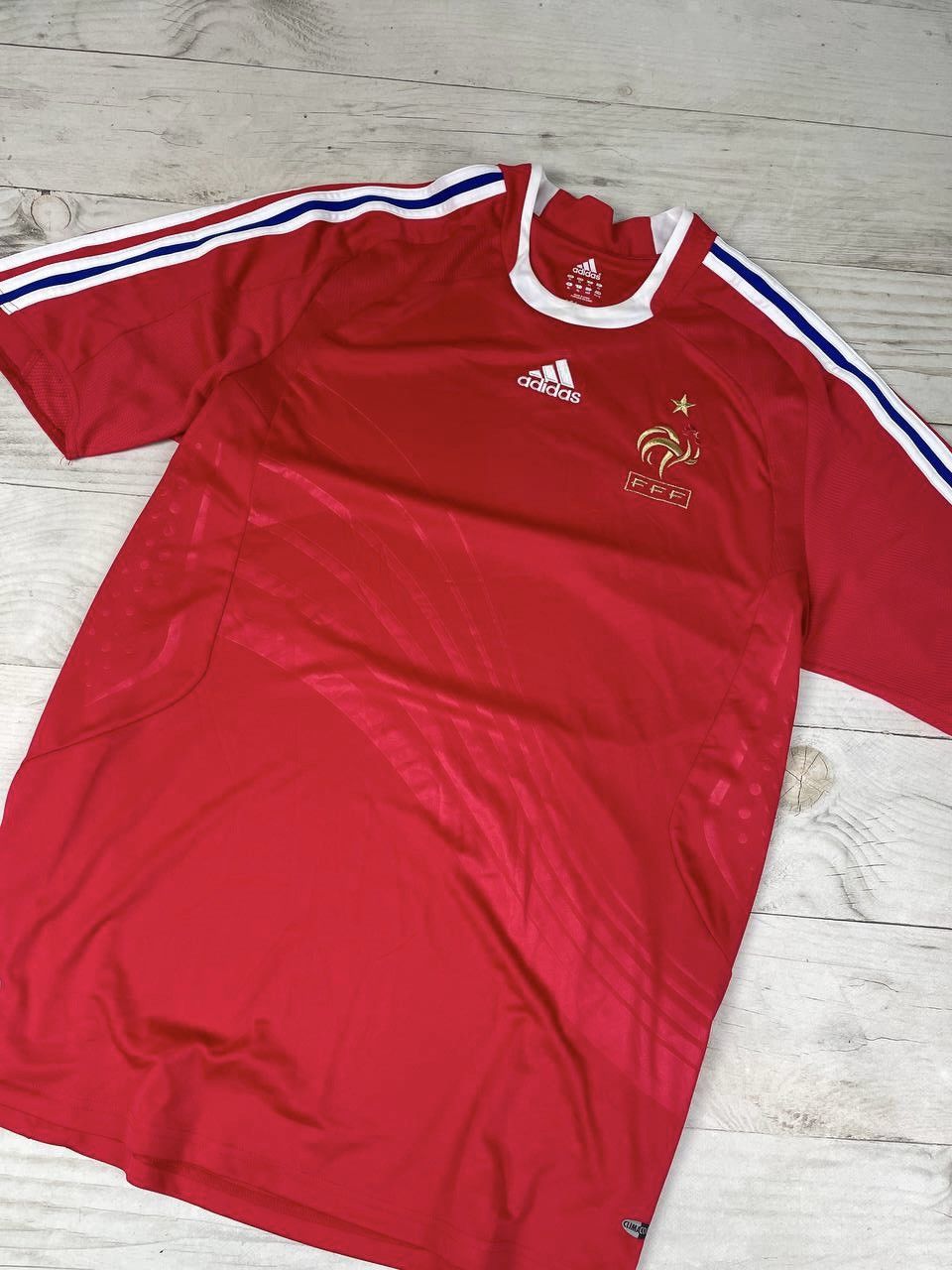 Adidas Adidas FRANCE 2008 2010 AWAY FOOTBALL SHIRT SOCCER JERSEY Size US XL / EU 56 / 4 - 3 Thumbnail