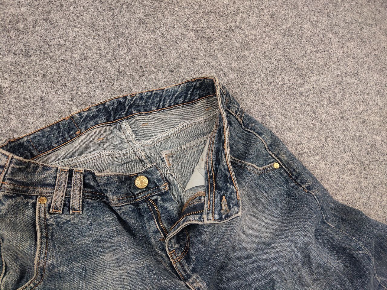 Levi's Vintage Levi's Y2K Style A-Line Deconstructed Denim Skirt Size 29" - 4 Thumbnail