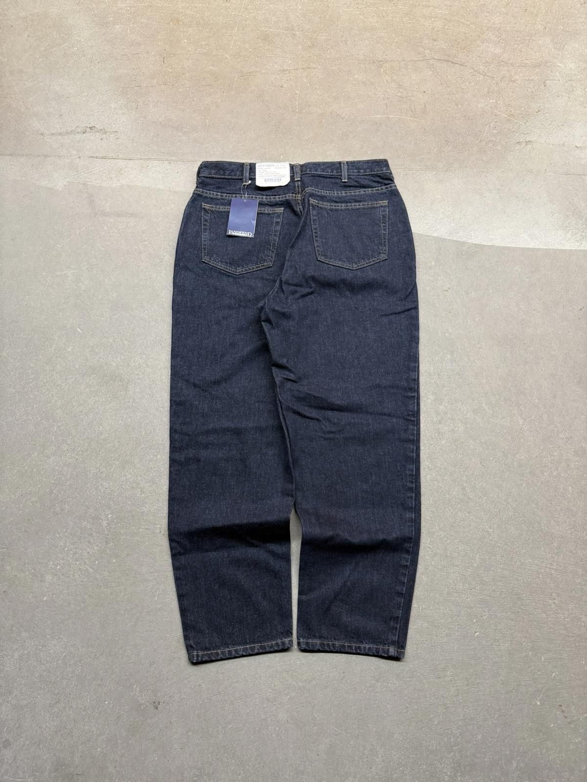 Lands' End Vintage 90s Land's End Relaxed Fit Indigo Womens Jeans NWT Size US 34 / EU 50 - 7 Thumbnail