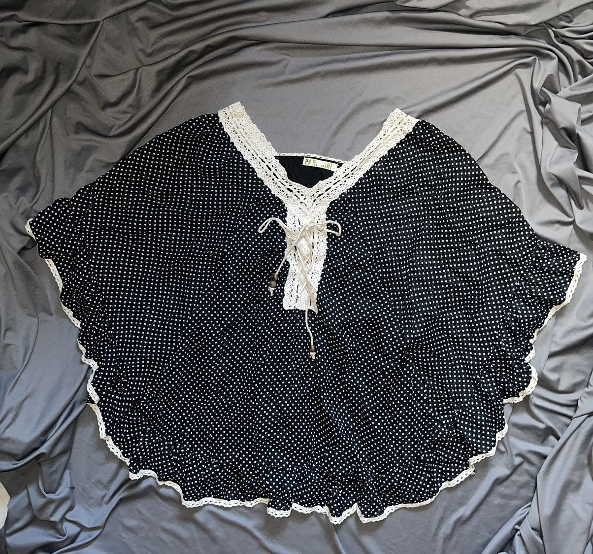 Japanese Brand PARK GIRL polka dot batwing top ➕🎀 Size M / US 6-8 / IT 42-44 - 5 Thumbnail