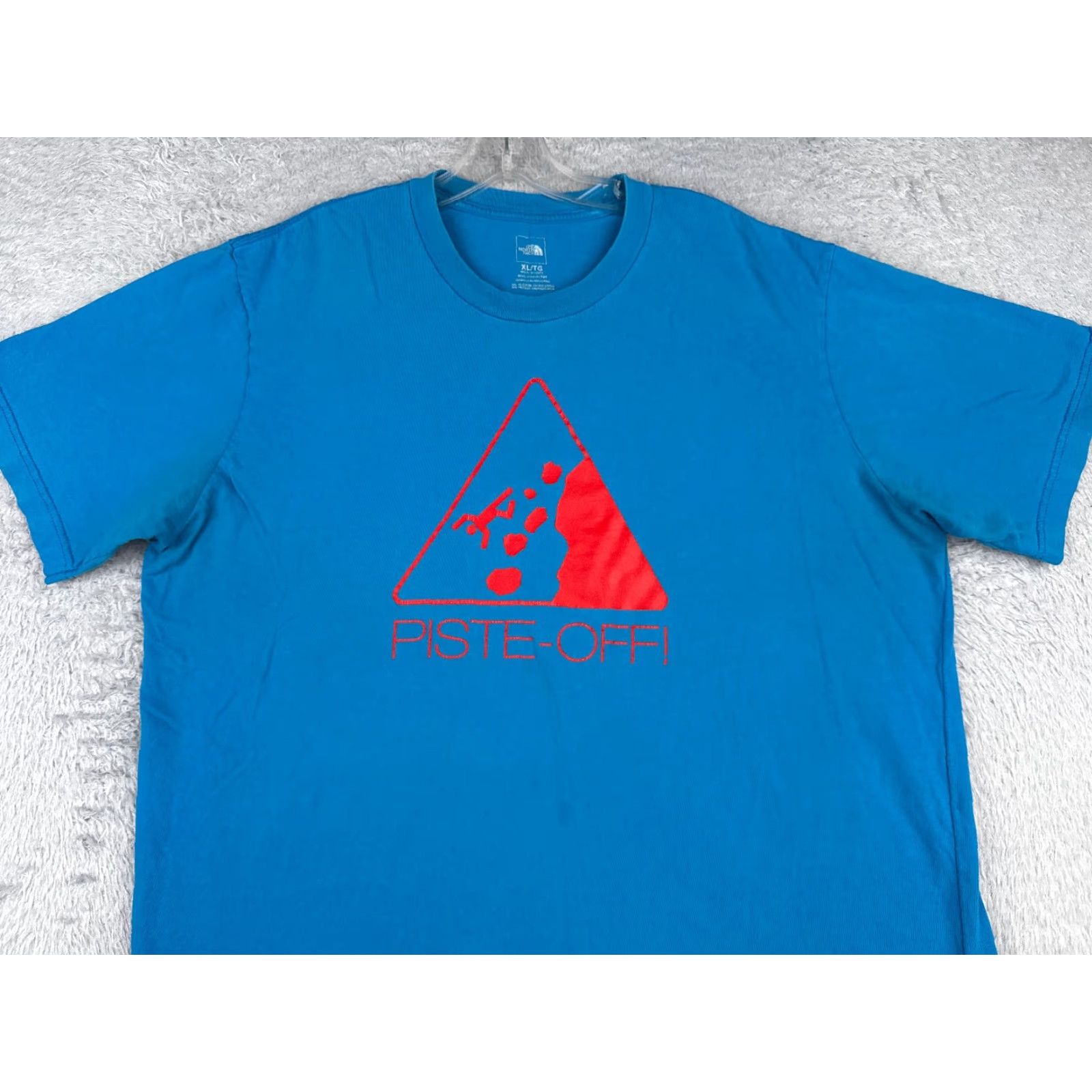 The North Face The North Face Shirt Men XL Blue Crew Neck Cotton Piste-Off! READ Logo All Seasons Breathable Regular T-Shirt Vintage: No Size US XL / EU 56 / 4 - 4 Thumbnail
