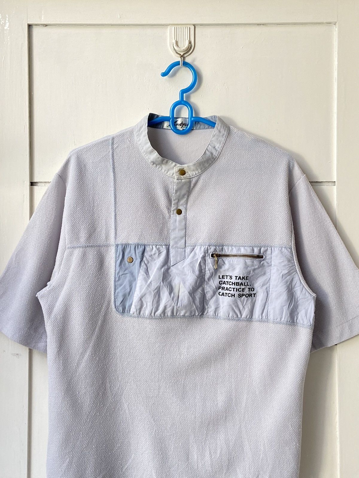 Designer × Japanese Brand VANDYCK Pocket Knit T-Shirt Size US S / EU 44-46 / 1 - 2 Thumbnail