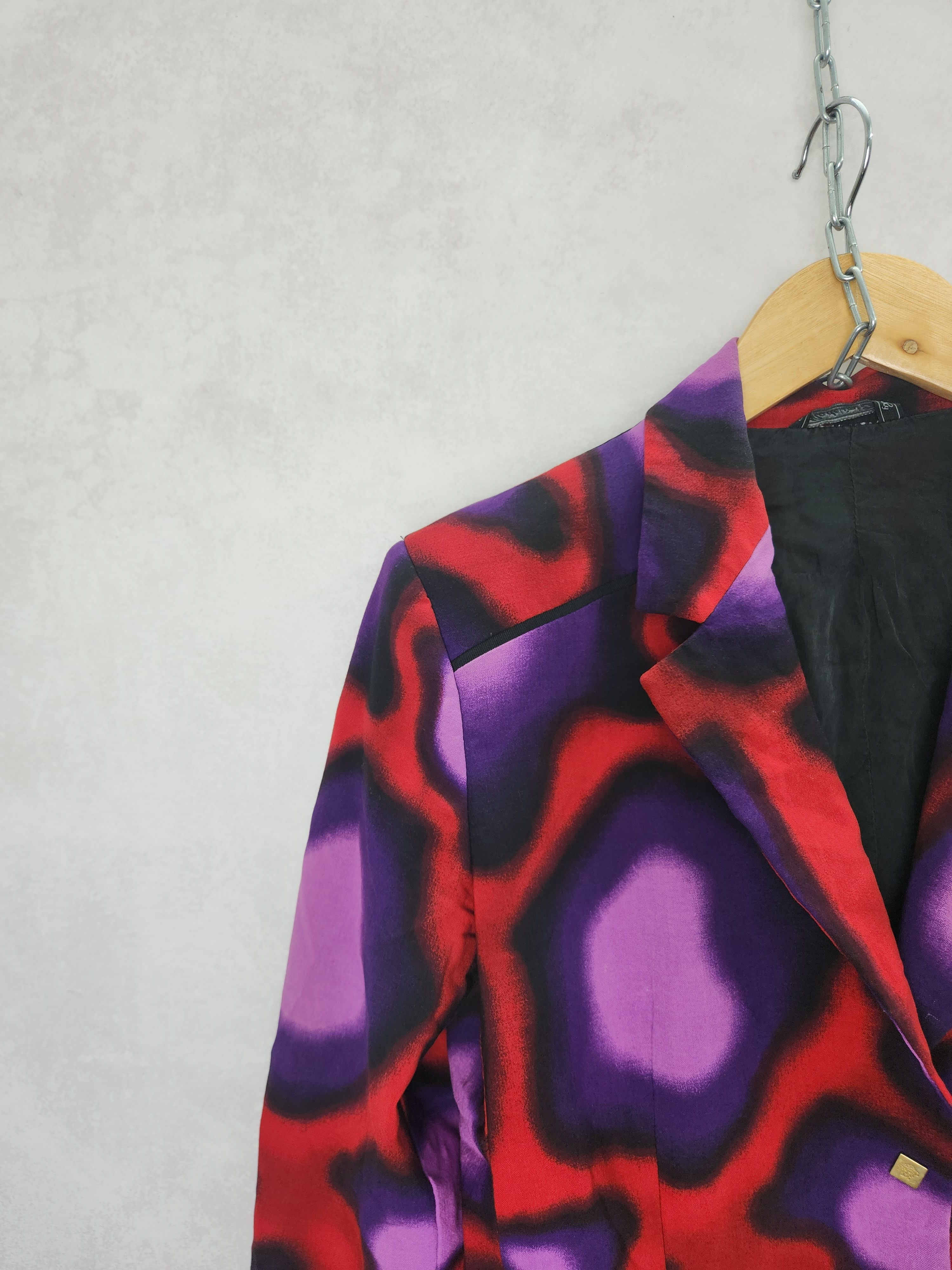 Versace Gianni Versace Multicolor Print Blazer jacket Size M / US 6-8 / IT 42-44 - 5 Thumbnail