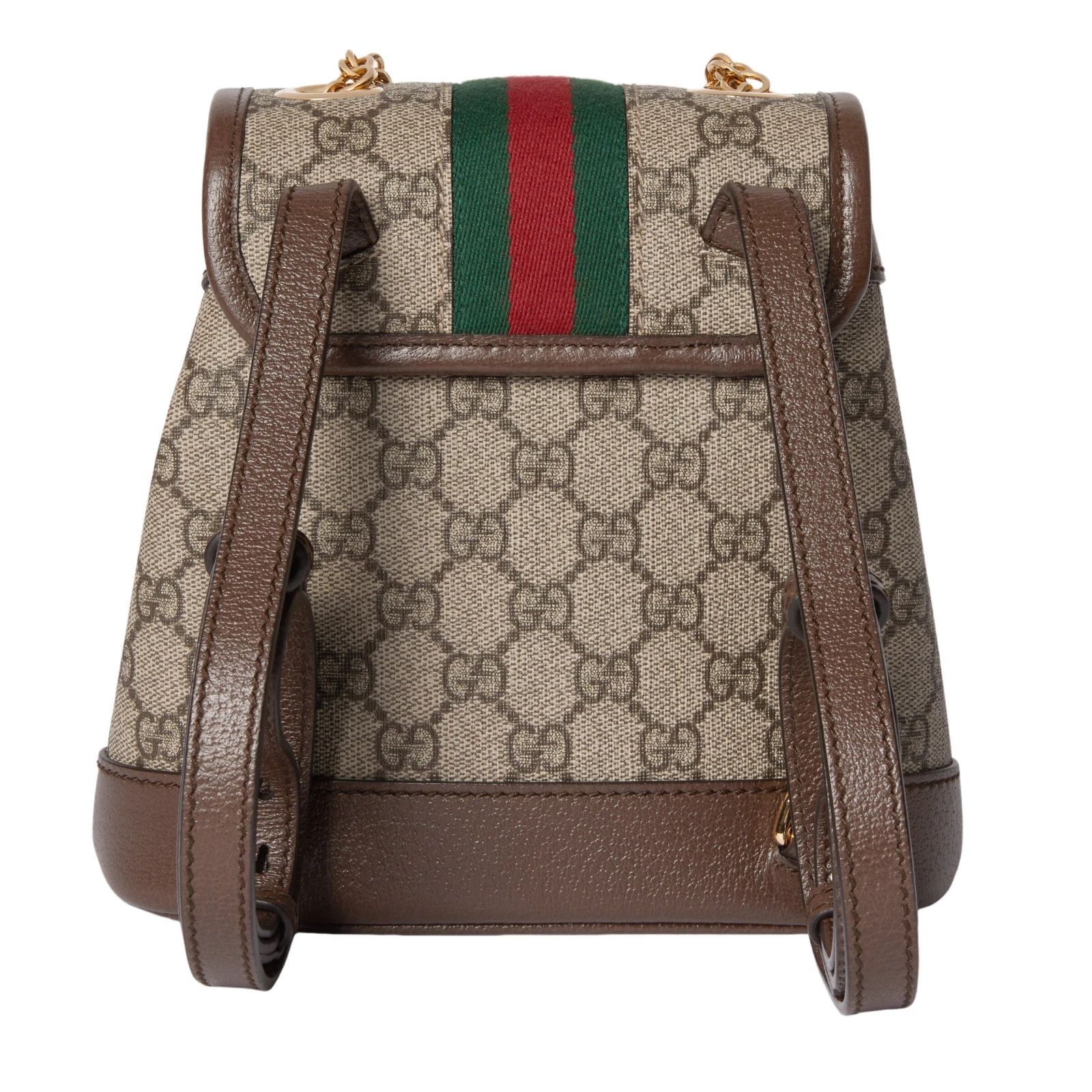 Gucci GUCCI Ophidia Mini Beige And Ebony GG Canvas Backpack Size ONE SIZE - 3 Thumbnail
