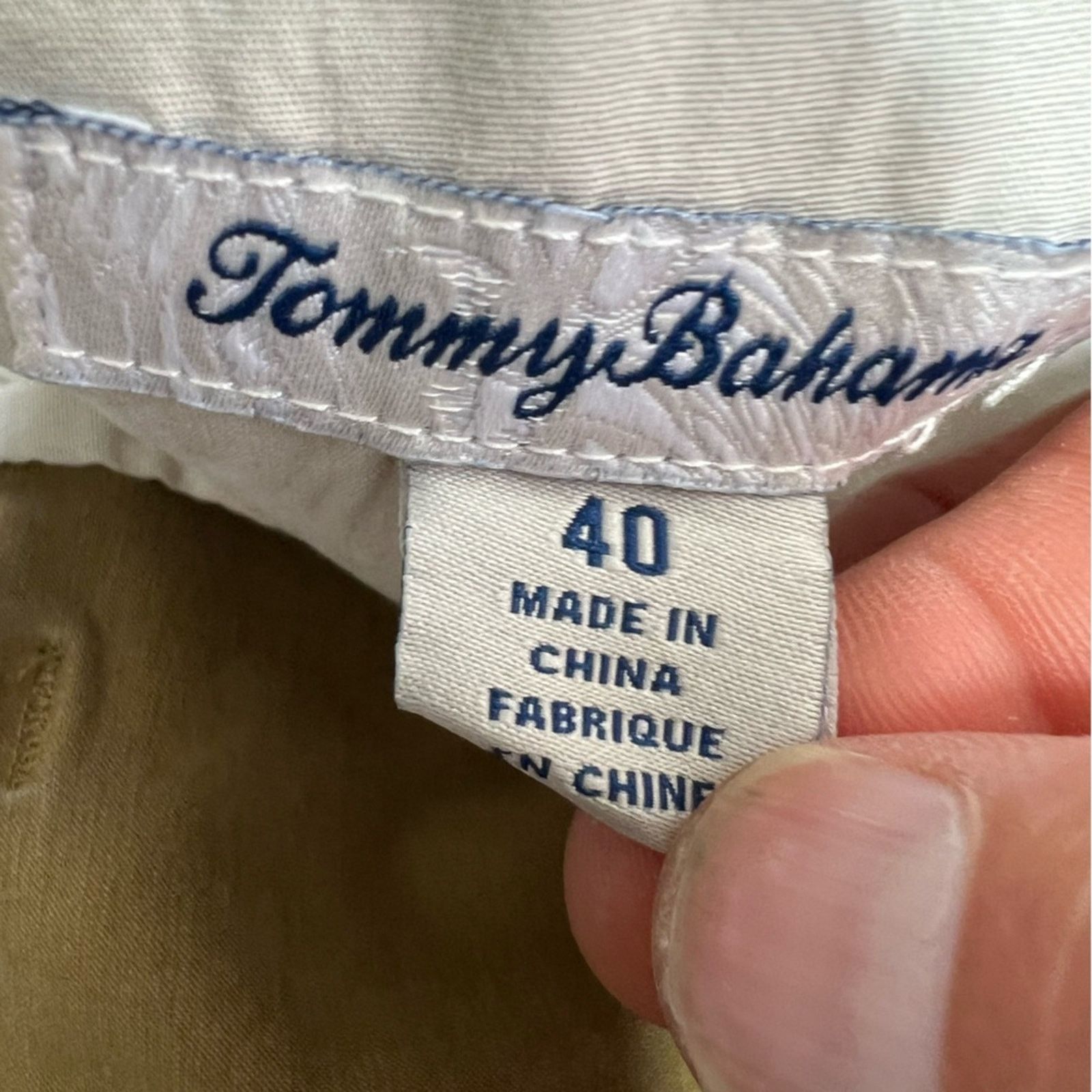 Tommy Bahama Tommy Bahama Men's Shorts Boracay 12” Chino 40 Tan NWT Golf Size US 40 / EU 56 - 6 Thumbnail