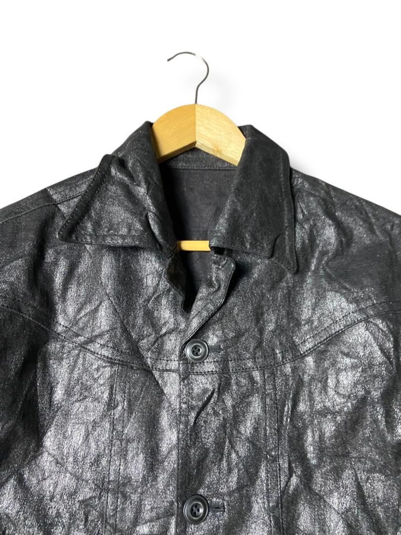 Japanese Brand A.S.M Atelier Sab Men Faux Leather Jacket (169) Size US XS / EU 42 / 0 - 2 Thumbnail