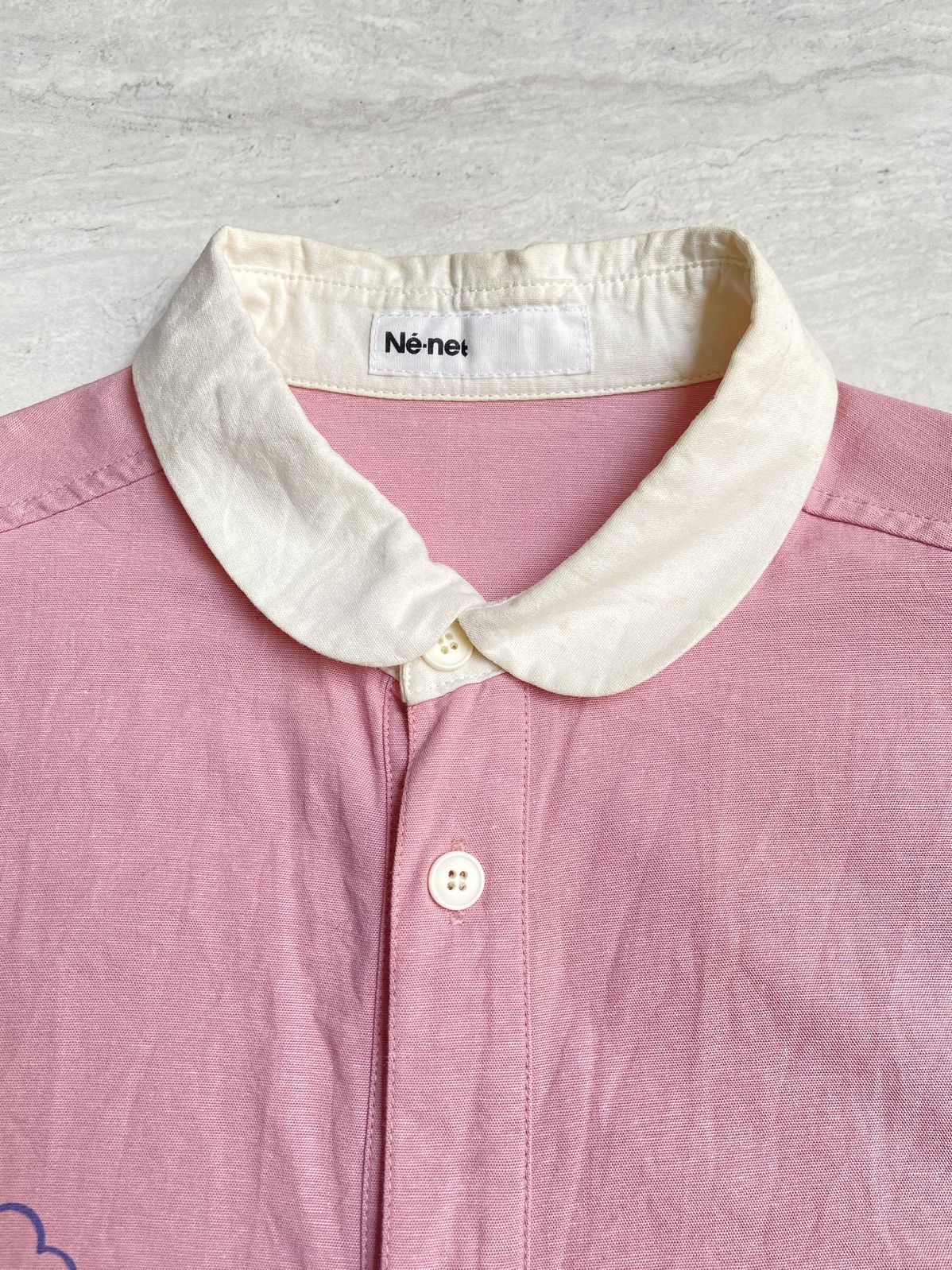 Issey Miyake × Ne-Net NE-NET Pink Shirt Size US S / EU 44-46 / 1 - 5 Thumbnail