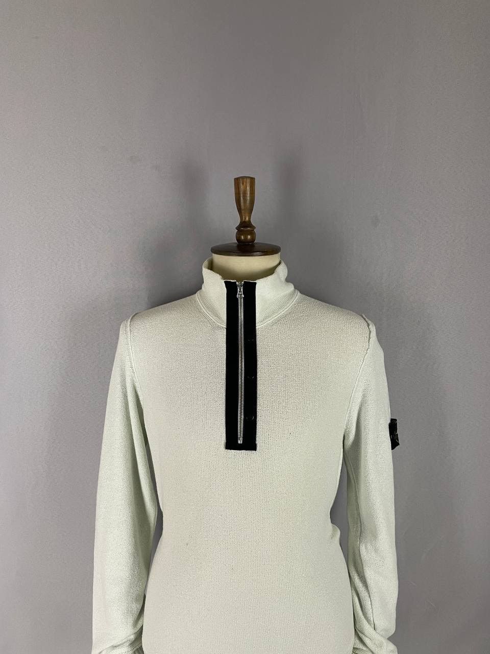 Stone Island Stone Island Sweater White Zip Size US M / EU 48-50 / 2 - 2 Thumbnail