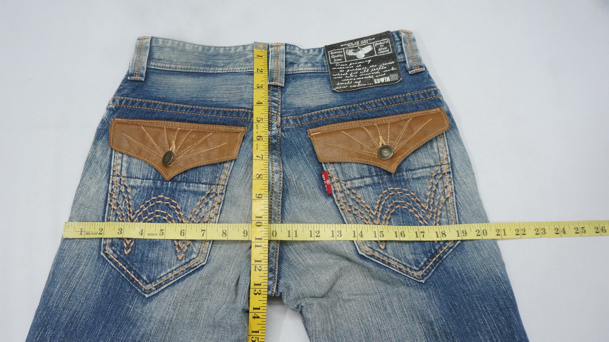 Japanese Brand Edwin XVS Japan Flared Bootcut Clawmark Jeans Size US 31 - 12 Thumbnail