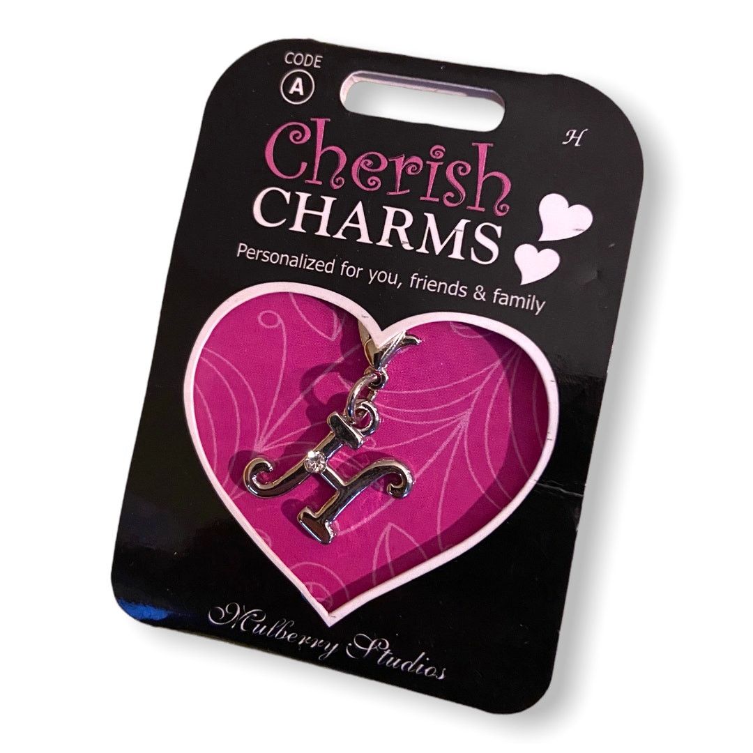 Other Cherish Charms H Monogram Initial Bracelet Charm NEW Size ONE SIZE - 1 Thumbnail