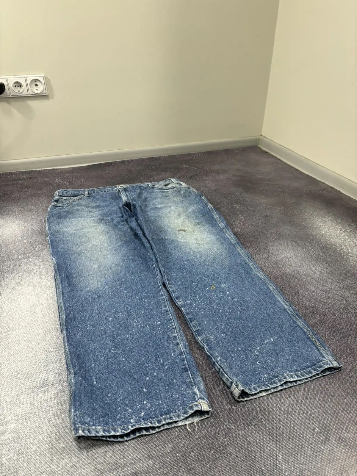 Dickies × Vintage Vintage Dickies Faded Blue Denim American Hype Baggy Jeans Size US 42 / EU 58 - 6 Thumbnail