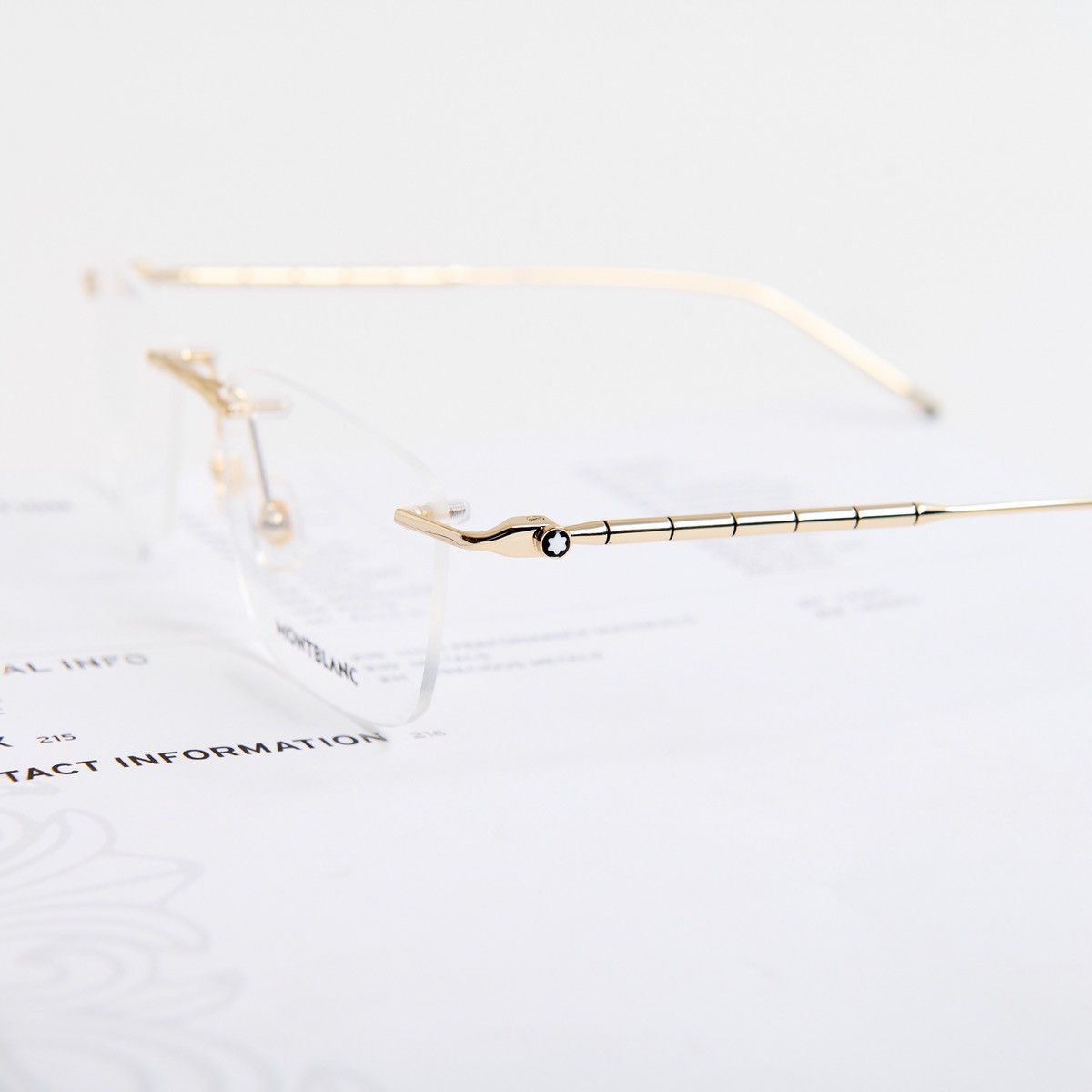 Montblanc MONTBLANC MB0215O 001 GLASSES Size ONE SIZE - 3 Thumbnail