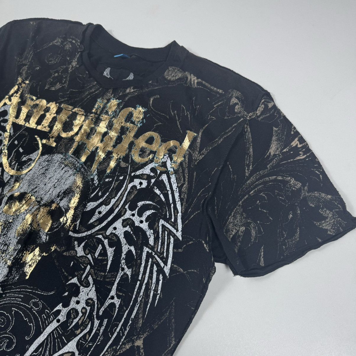 Amplified × Japanese Brand × Vintage vintage amplifield t shirt big skeleton affliction style Size US M / EU 48-50 / 2 - 5 Thumbnail