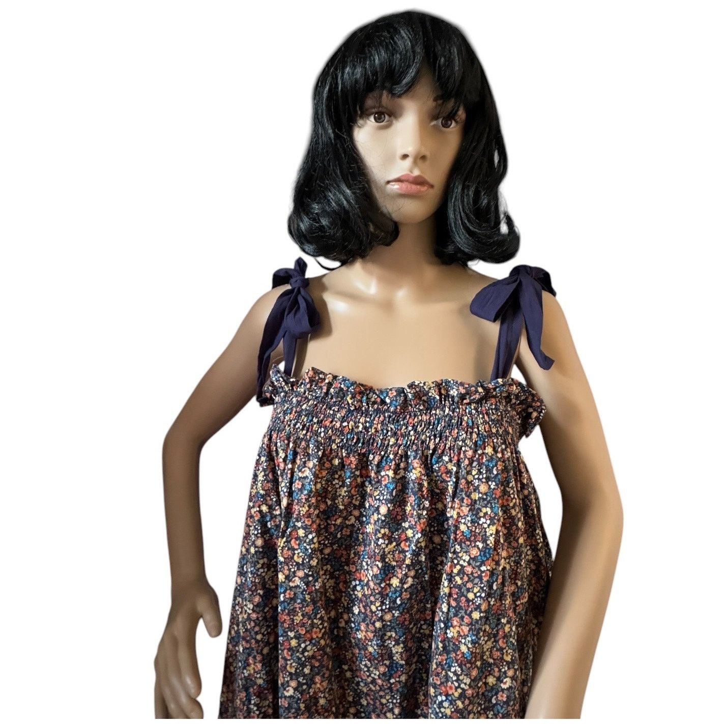 Other Sugar Lips Brandi Floral Shoulder Strap Dress navy Large Size L / US 10 / IT 46 - 3 Thumbnail