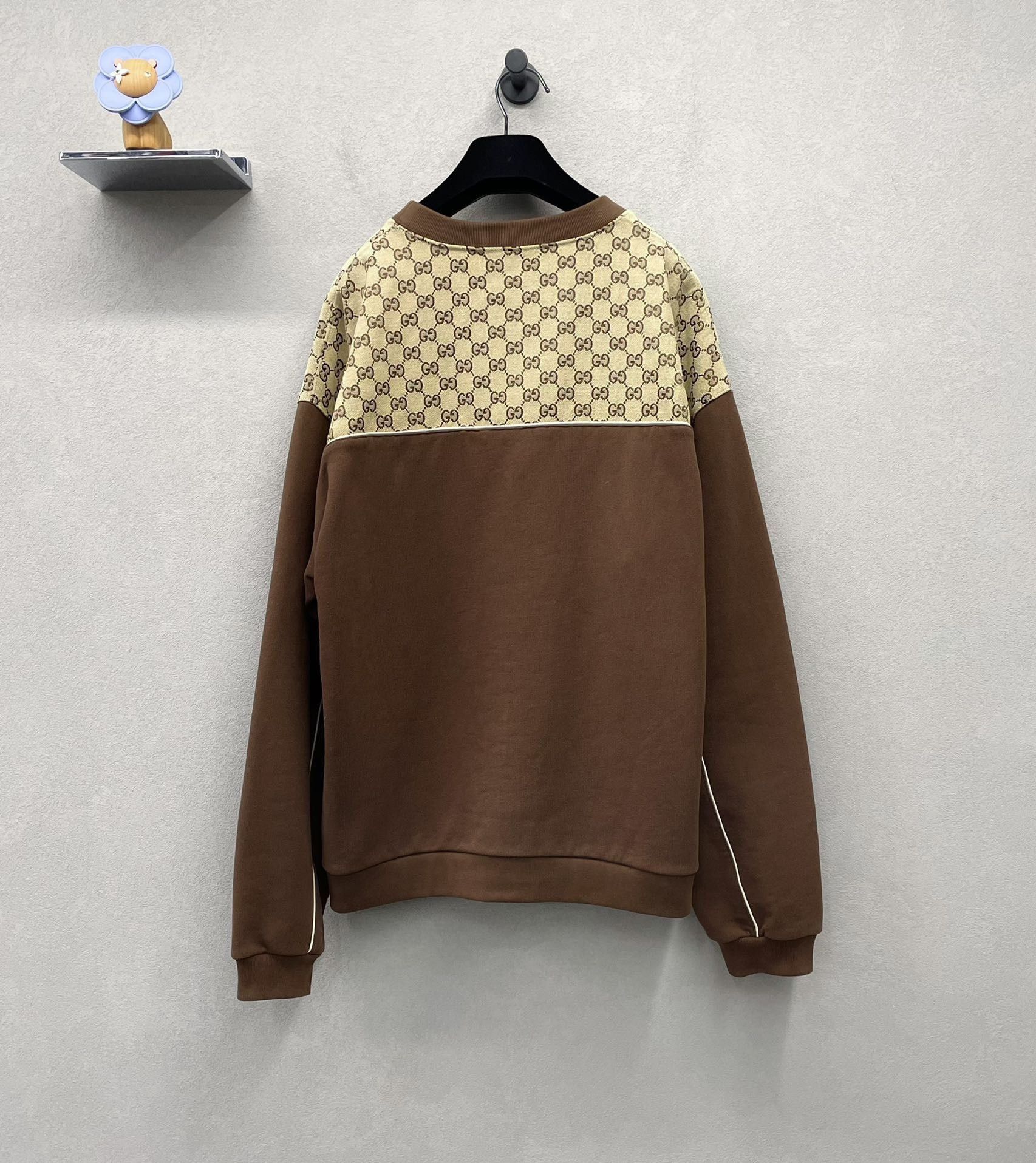 Gucci Gucci Brown double g sweatshirt 2501-Nextarrow Size US M / EU 48-50 / 2 - 2 Thumbnail