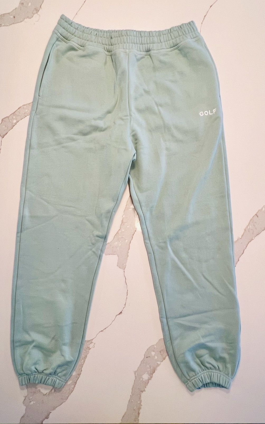 Golf Wang Golf Wang Contrast Stitch Logo Sweatpants in Mint