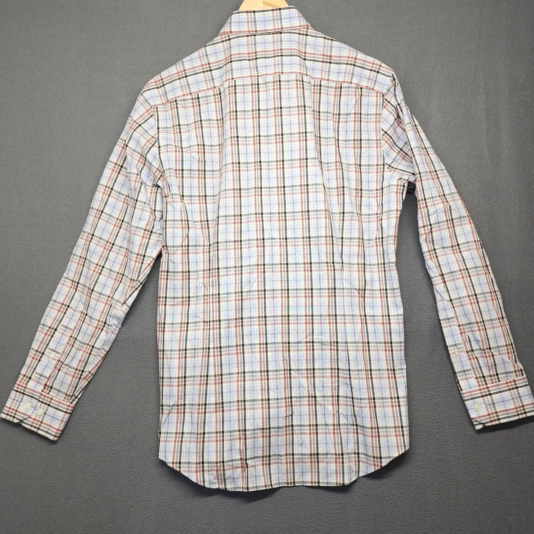 Banana Republic Banana Republic Shirt Mens 15-15.5 Medium 33-34 Slim Fit Long Sleeve Button Up Shirt Size US M / EU 48-50 / 2 - 2 Thumbnail