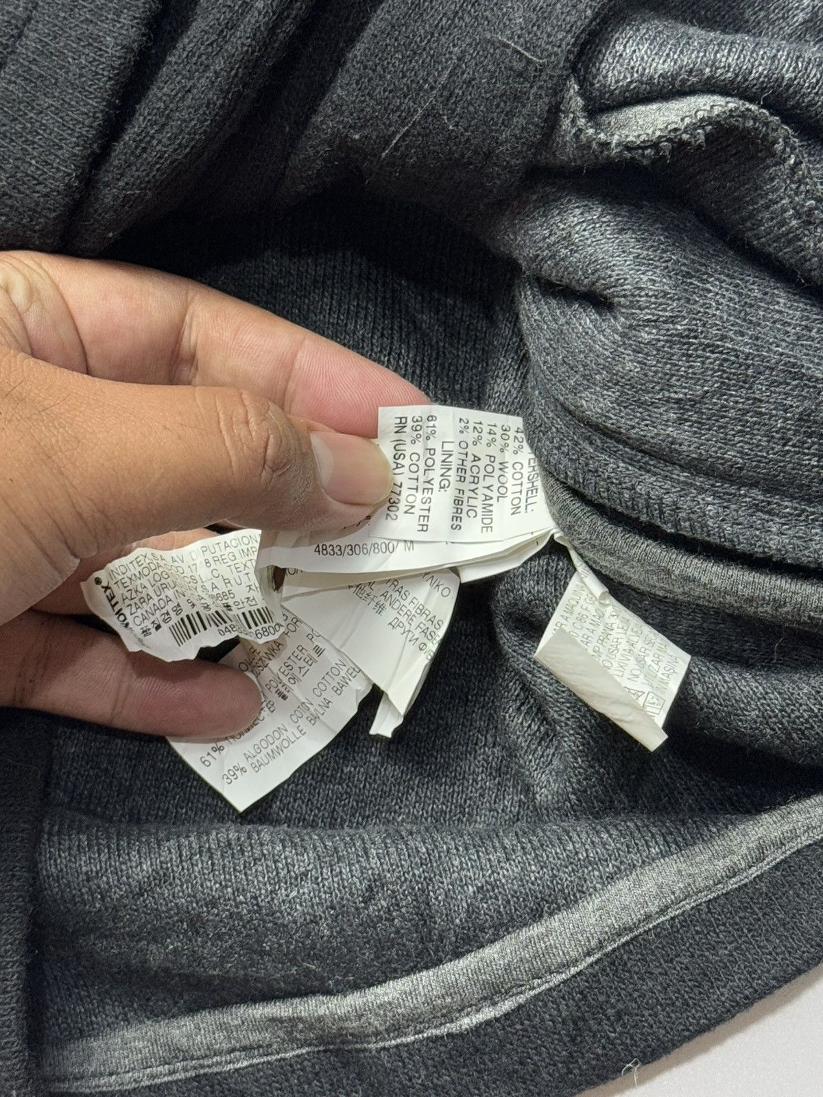 Isamu Katayama Backlash Asymmetrical Wool Jacket Zaraman Ifsix Lgb Styled Size US M / EU 48-50 / 2 - 7 Thumbnail