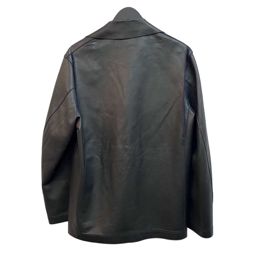 Balenciaga Balenciaga Paris Leather Peacoat – Men’s Size 44 Size US S / EU 44-46 / 1 - 3 Thumbnail