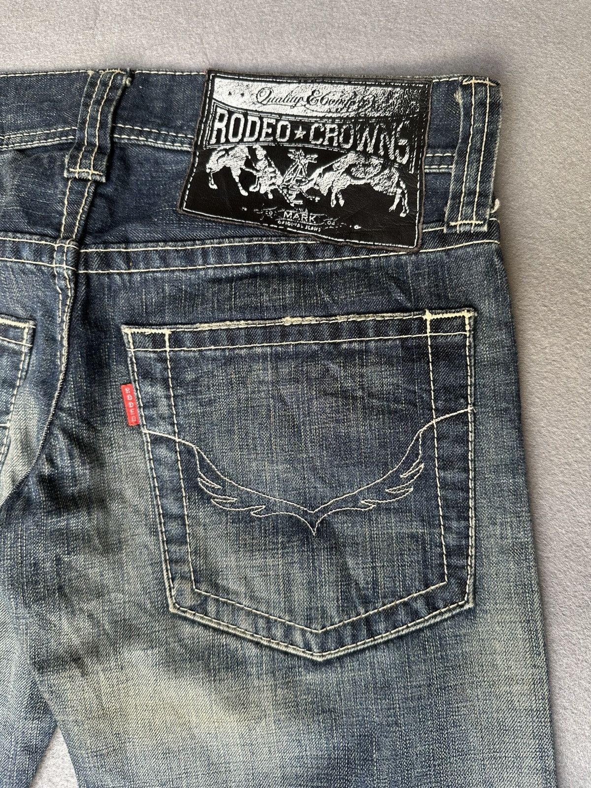 Japanese Brand FLARE Rodeo Crown Japan Low Rise Denim Size US 30 / EU 46 - 14 Thumbnail