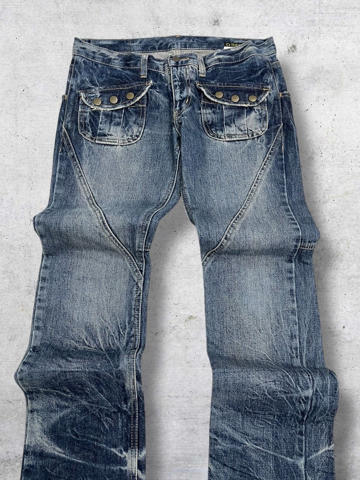semanticdesign VINTAGE DHEART JAPAN DESIGNER 90S OG RUGGED AESTHETIC DENIM Size US 31 - 4 Thumbnail