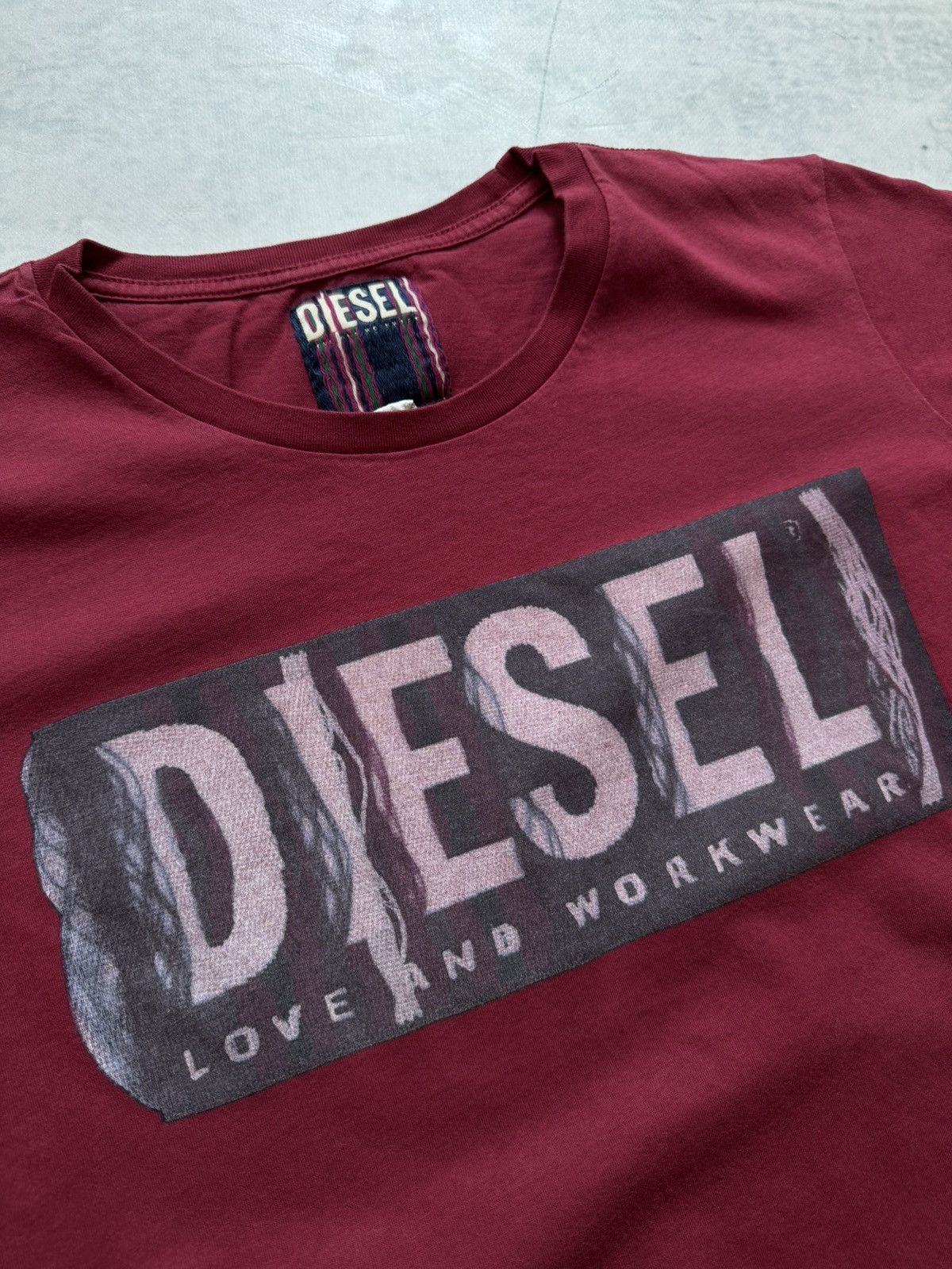 Diesel Diesel big logo awesome streetwear tee Size US M / EU 48-50 / 2 - 2 Thumbnail