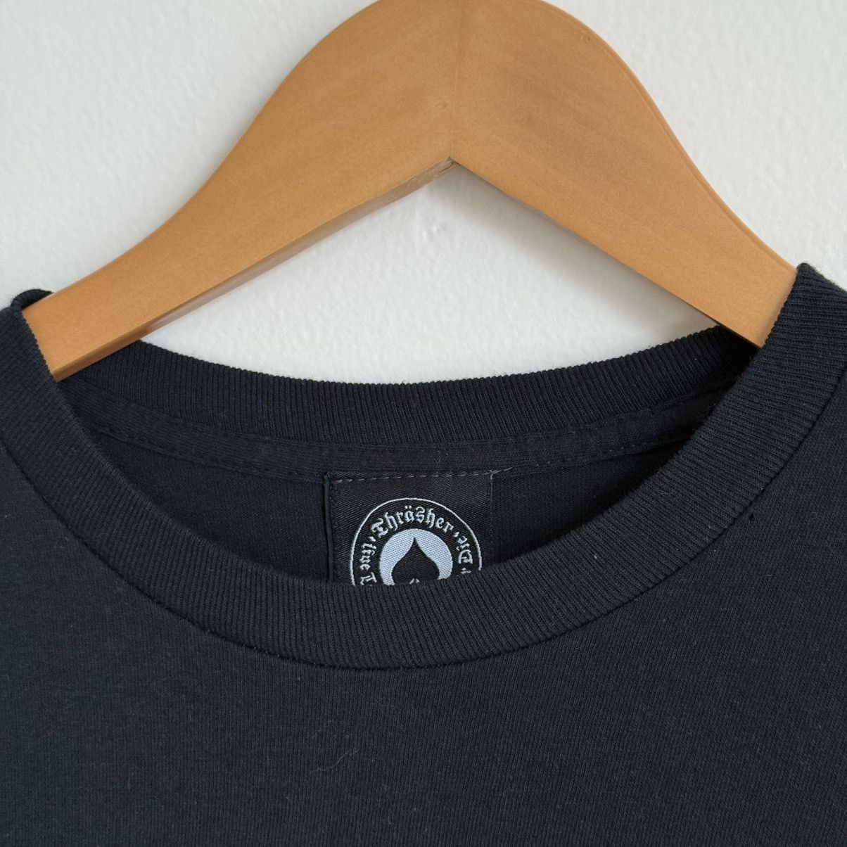 Thrasher Thrasher Men Black Flame Logo Long Sleeve Shirt Skate Tee Size US M / EU 48-50 / 2 - 4 Thumbnail