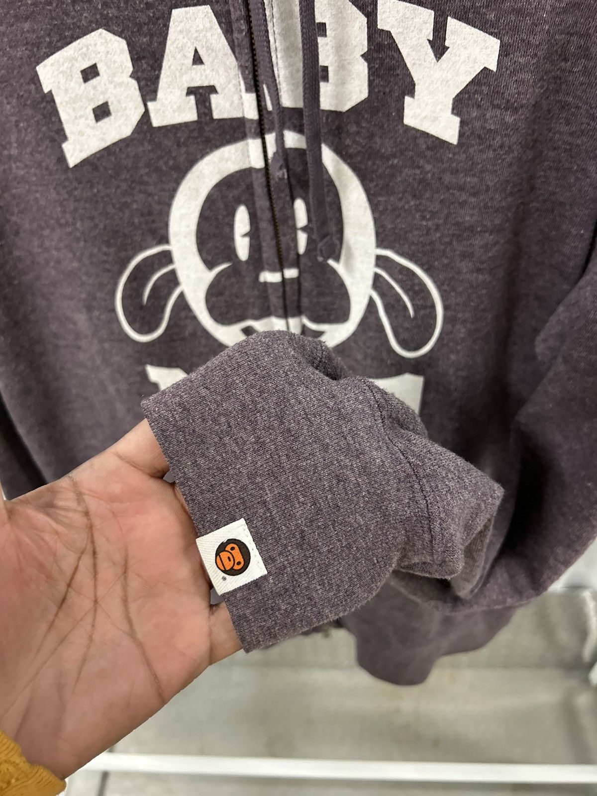 Bape 06 Bape Baby Milo Lavender Zip Up Hoodie Size US L / EU 52-54 / 3 - 2 Thumbnail
