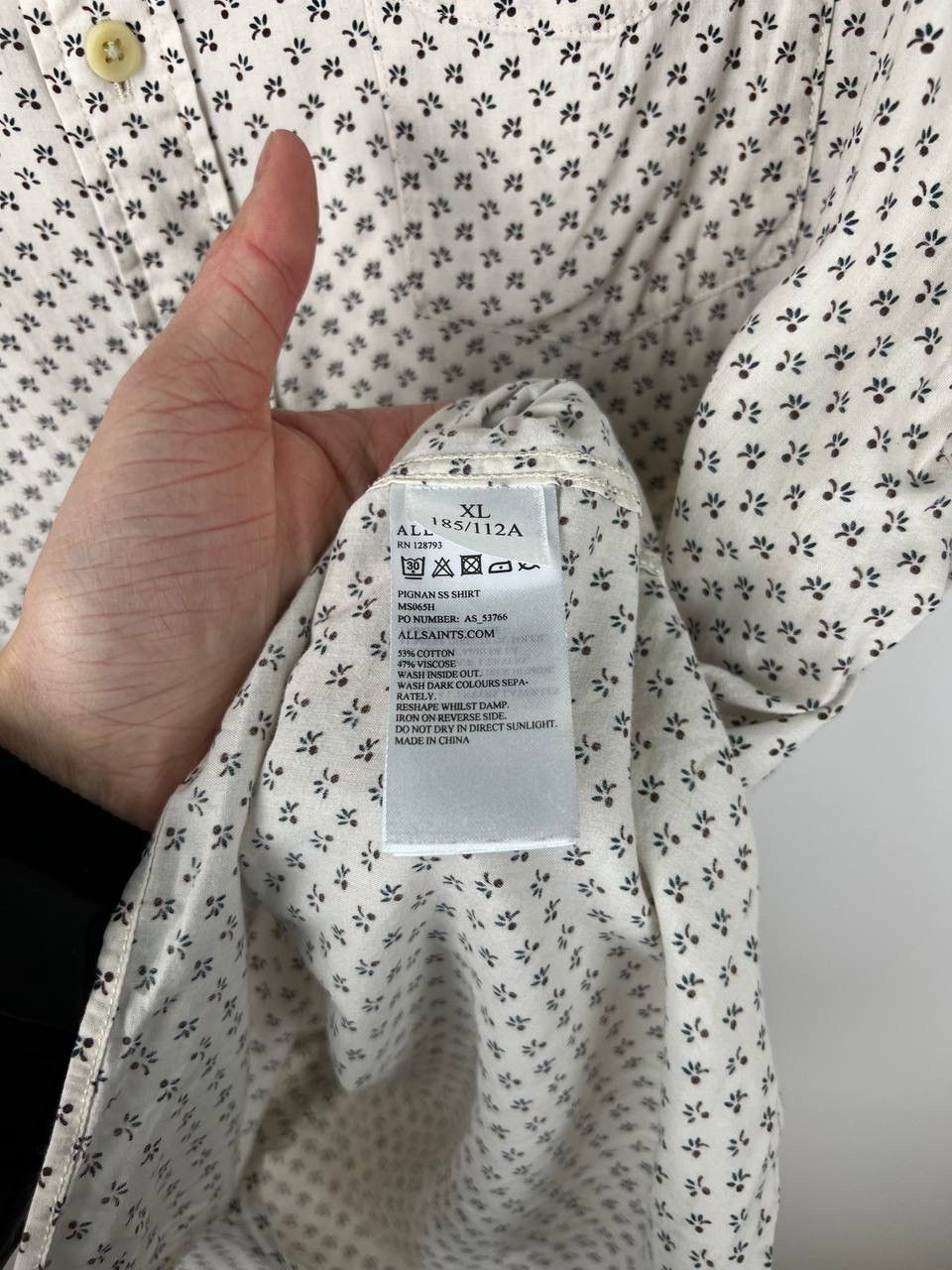 Allsaints Allsaints luxury pignan shirt size XL Size US XL / EU 56 / 4 - 4 Thumbnail