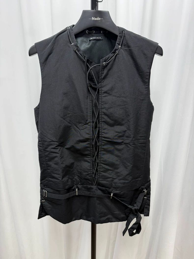 Ann Demeulemeester Ann Demeulemeester Black Vest Jacket- DMC Size US L / EU 52-54 / 3 - 1 Thumbnail