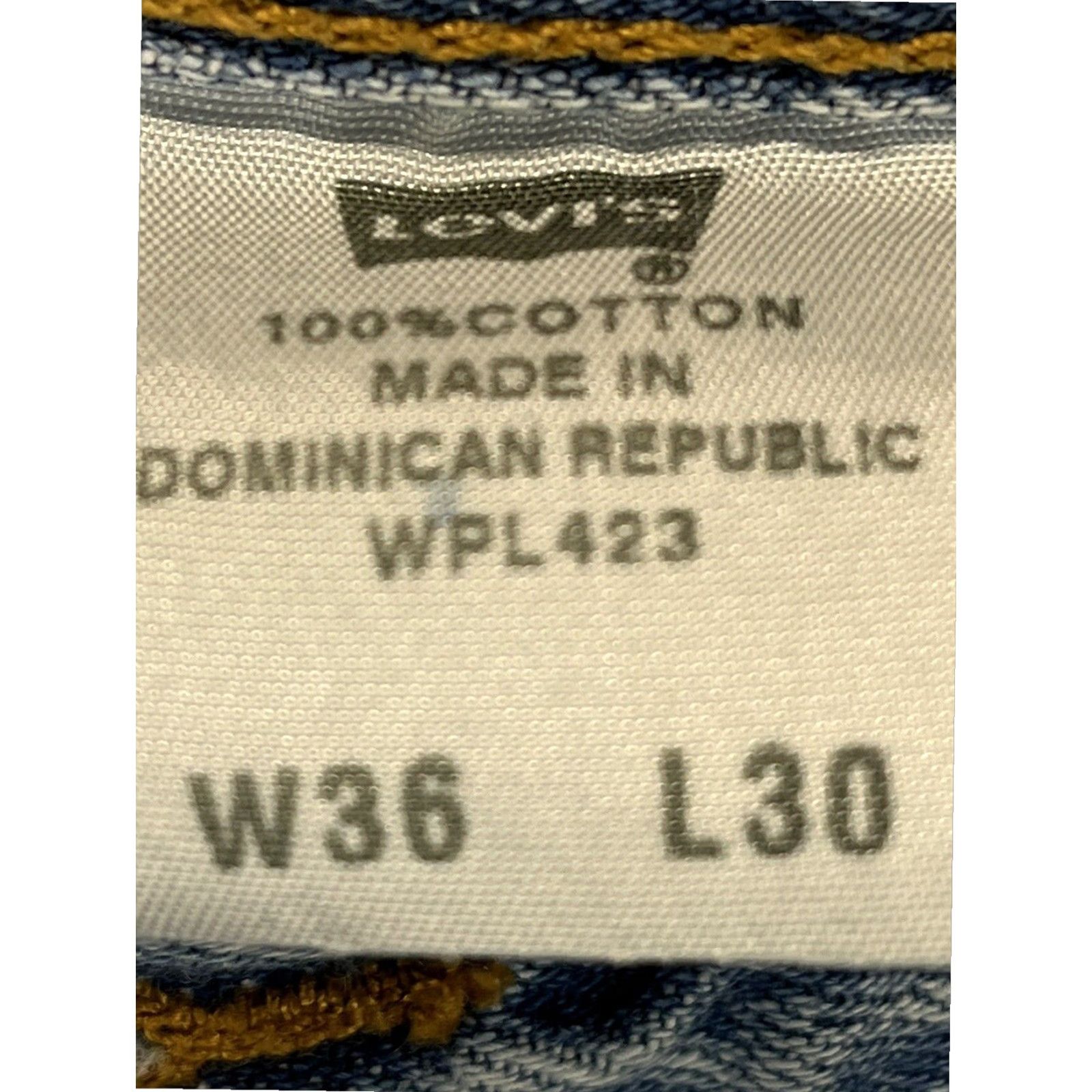 Levi's VINTAGE Levi's 501 Jeans Mens Regular 36 x 30 Straight Red Cotton Size US 36 / EU 52 - 6 Thumbnail