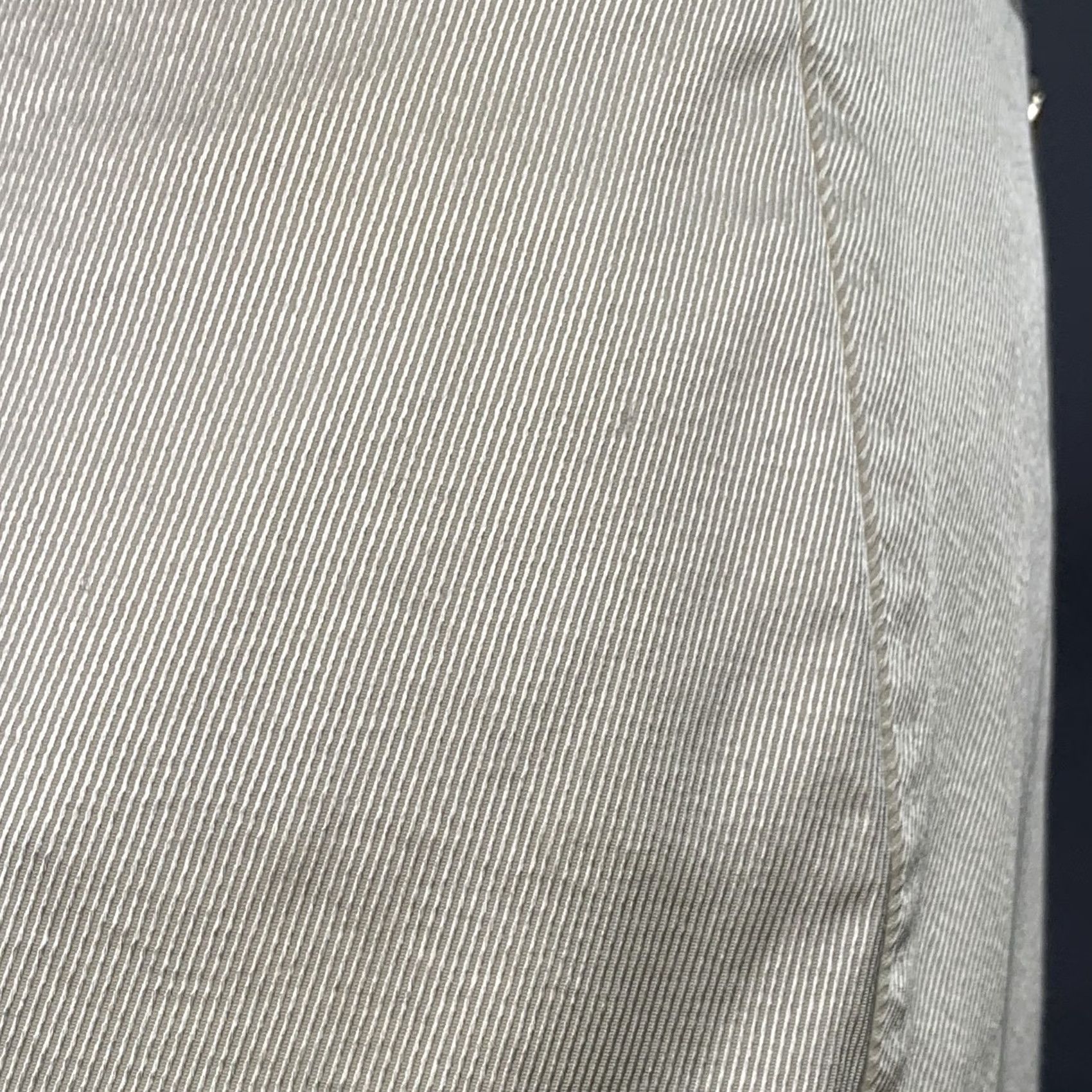 Dolce & Gabbana DOLCE & GABBANA Size 6 White Cotton Blend Twill Flat Front Pants Women Casual Flat Front Twill White 6 IT 42 Mens Womens Boys Girls Size 28" / US 6 / IT 42 - 5 Thumbnail