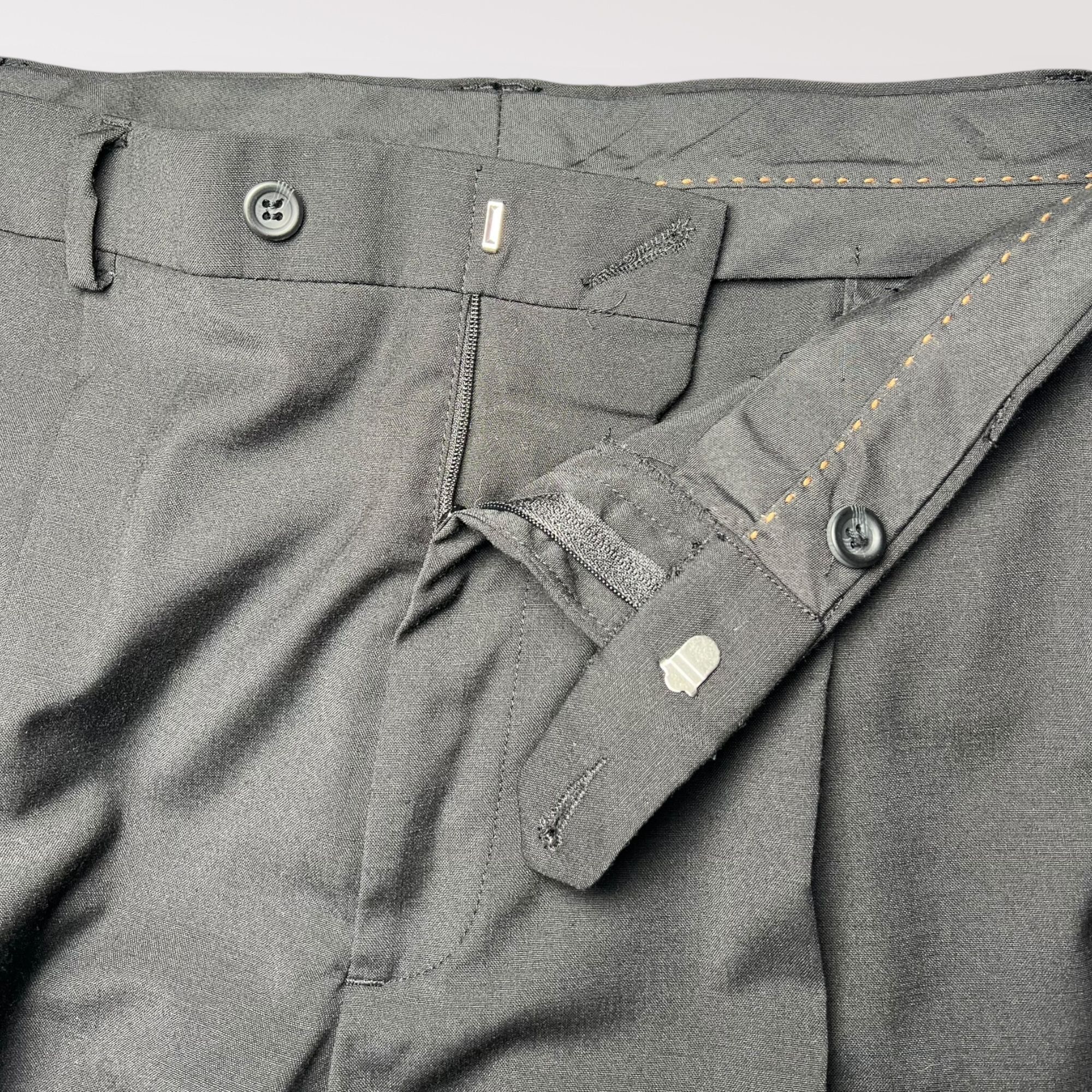 Dockers VTG Dockers Premium Wool Blend Trousers Black Pleated 42 X 3 Size US 42 / EU 58 - 5 Thumbnail