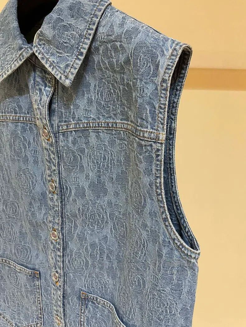 Chanel Chanel 23 camelia cowboy vest Size XXS / US 00 / IT 34 - 5 Thumbnail