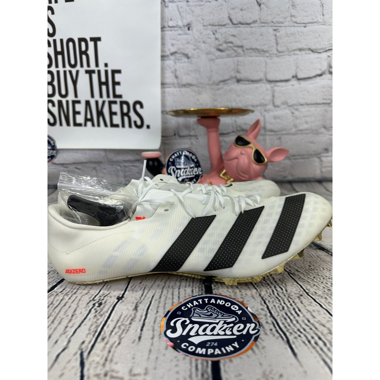 Adidas Adidas Adizero Prime Sprint x Tokyo Mens Size 13 Gold Shoes Size US 13 / EU 46 - 5 Thumbnail