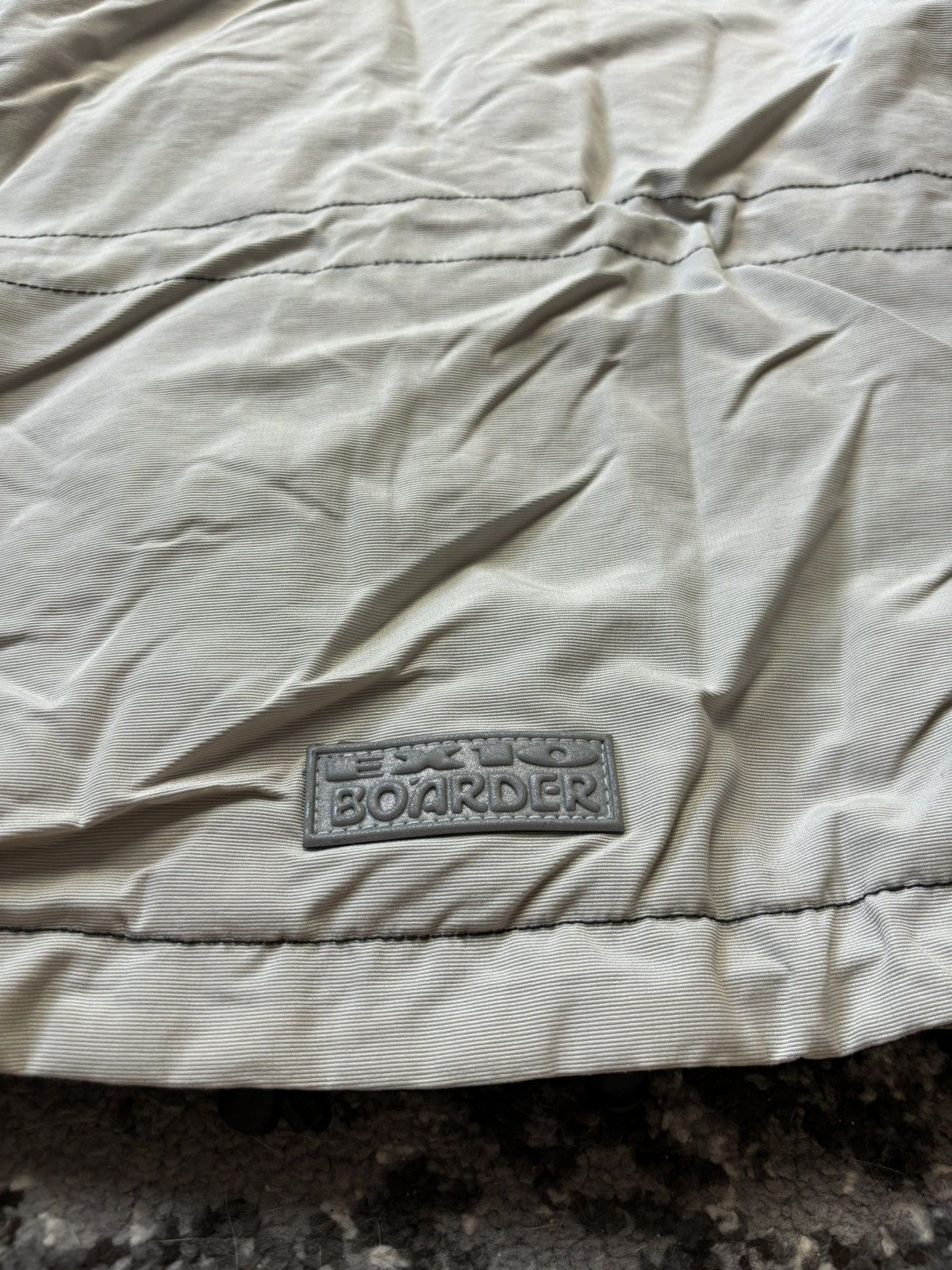 Designer × Japanese Brand × Vintage Vintage y2k nylon Ex10 japanese beige jacket Size S / US 4 / IT 40 - 9 Thumbnail