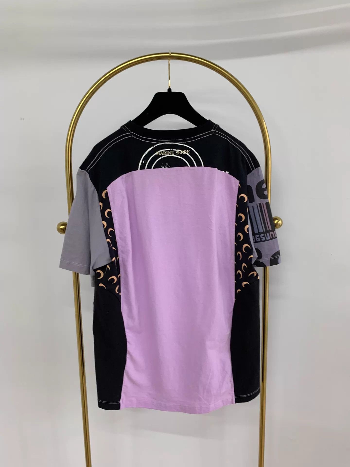 Marine Serre MARINE SERRE Purple/Black Moon Print SS Tee M New Size M / US 6-8 / IT 42-44 - 3 Thumbnail