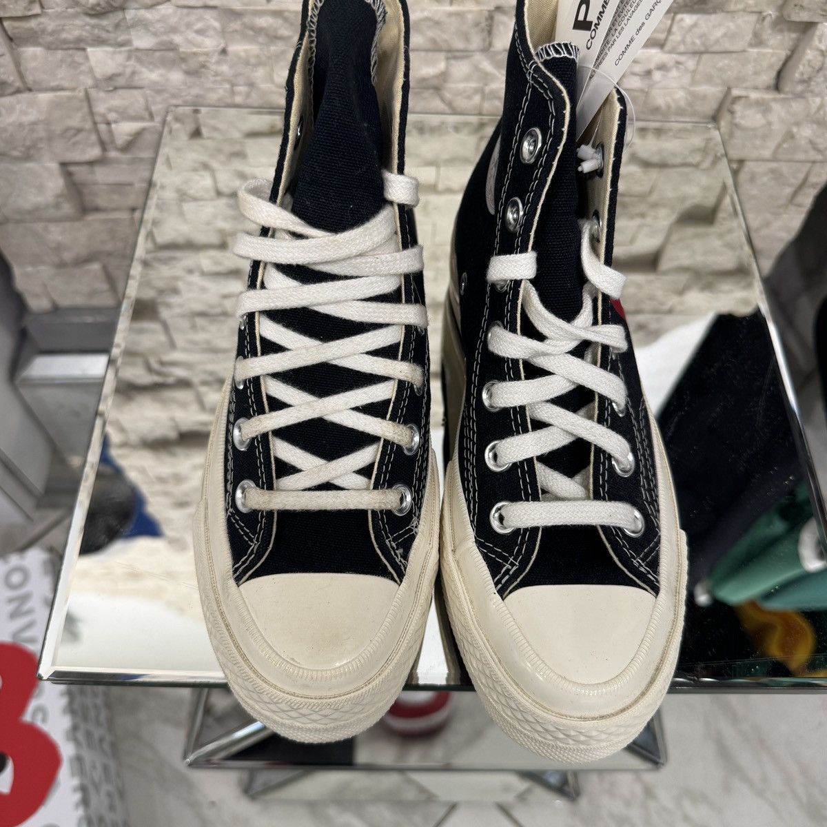 Comme des Garcons CDG PLAY x Converse Display Sneakers READ DESCRIPTION Size US 5 / EU 37 - 12 Thumbnail