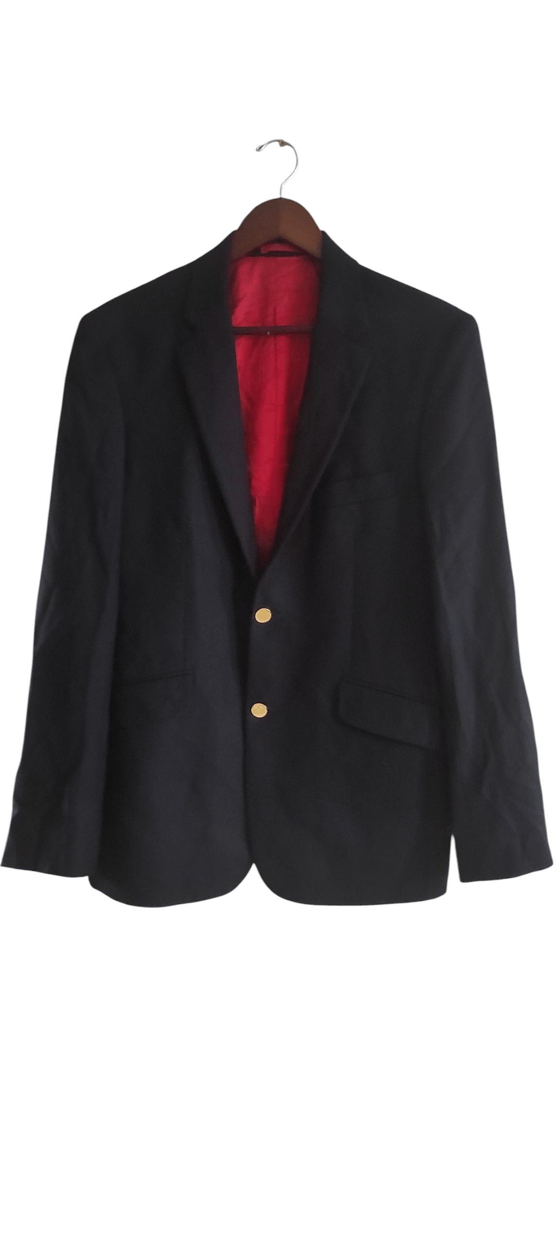 Hackett HACKETT LONDON Men's Blazer Navy Wool Sport Coat Jacket Size US L / EU 52-54 / 3 - 1 Thumbnail