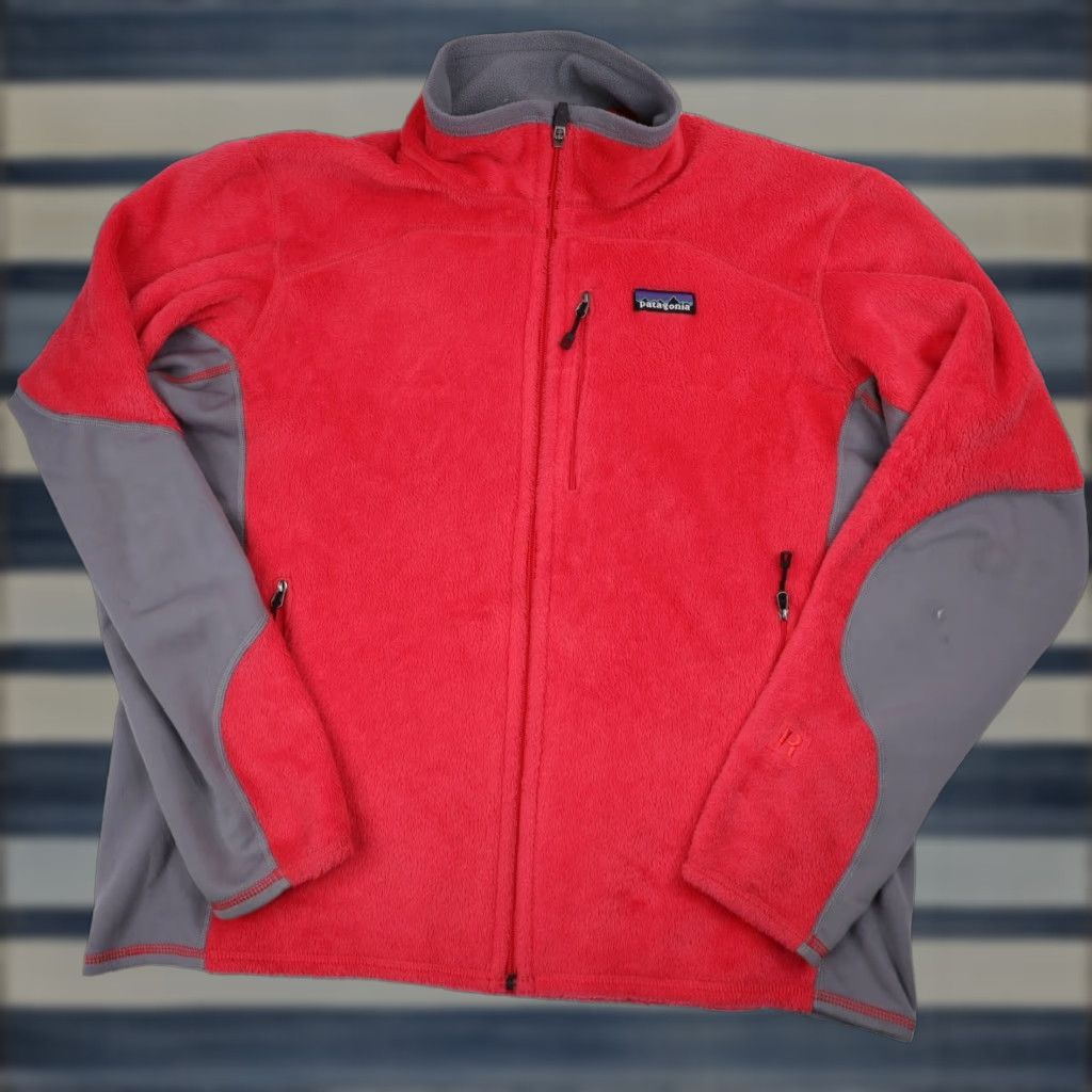 Patagonia Patagonia Jacket Pink Fleece Regulator Womens XL Regulator Fuzzy Fleece Jacket Pink Womens XL Size XL / US 12-14 / IT 48-50 - 1 Thumbnail