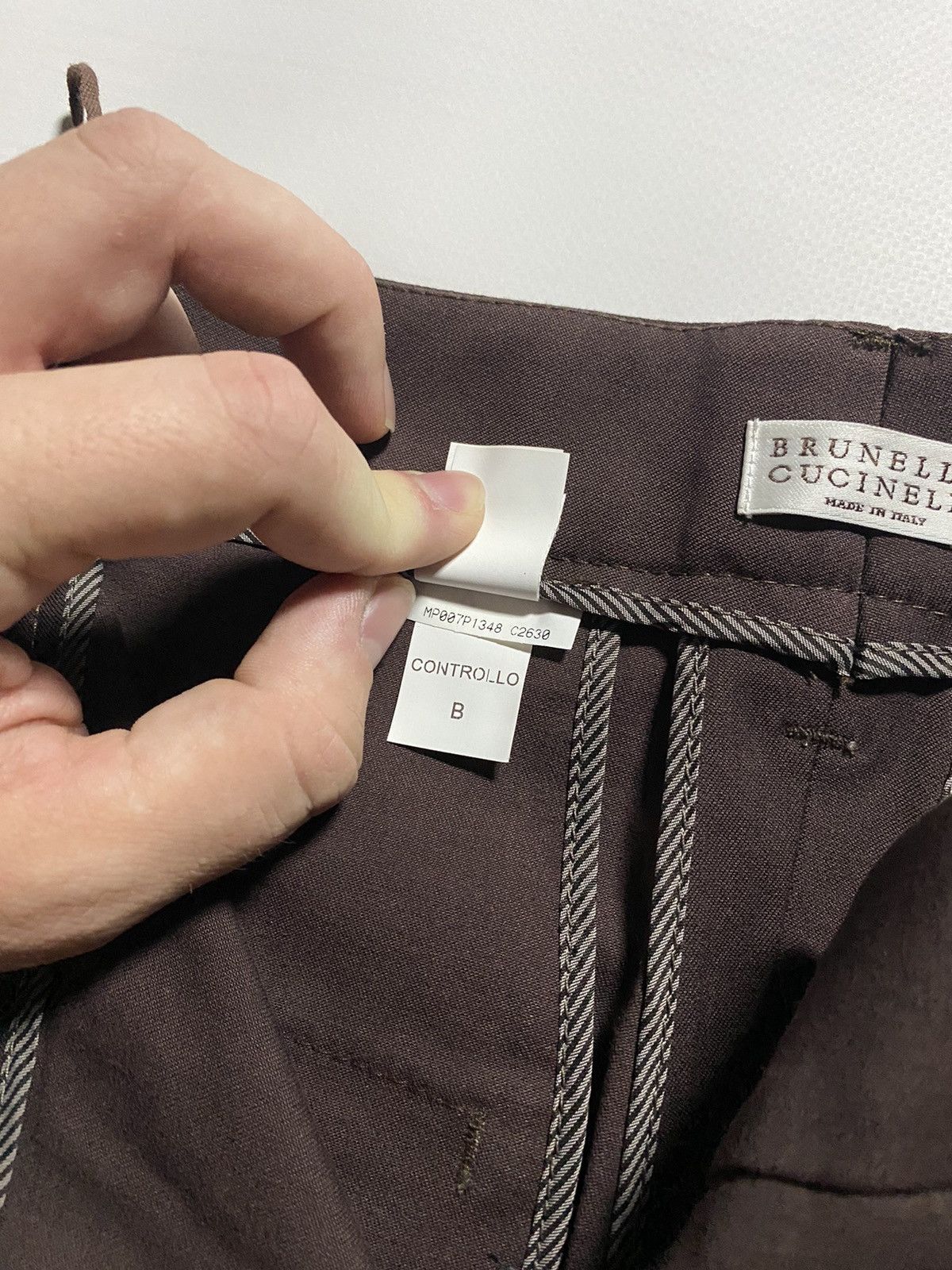 Brunello Cucinelli Brunello Cucinelli Designer brown y2k italy pants Size 26" / US 2 / IT 38 - 7 Thumbnail